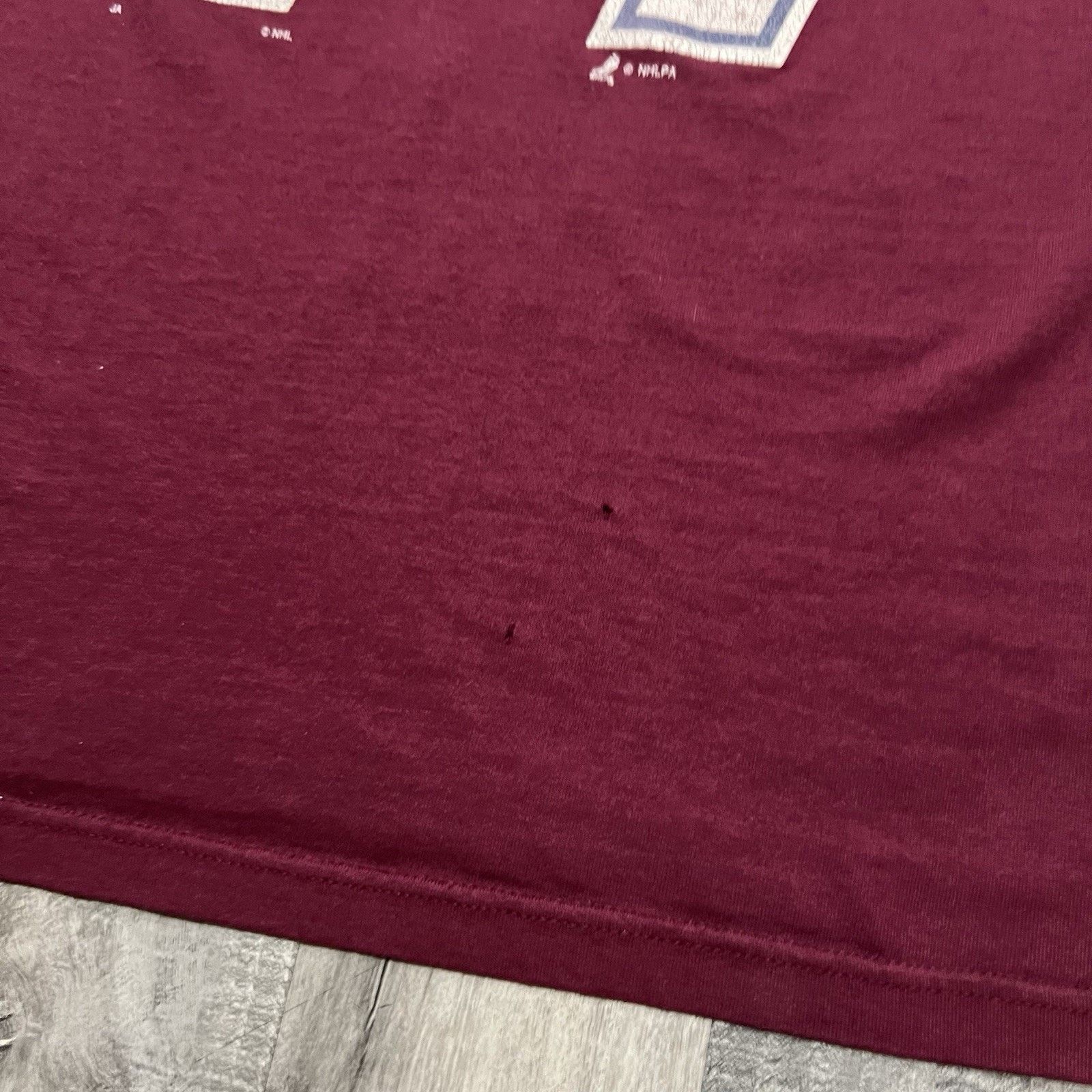 Tultex VTG Colorado Avalanche Red Y2K Hockey NHL T Shirt Size XL Size US XL / EU 56 / 4 - 5 Thumbnail