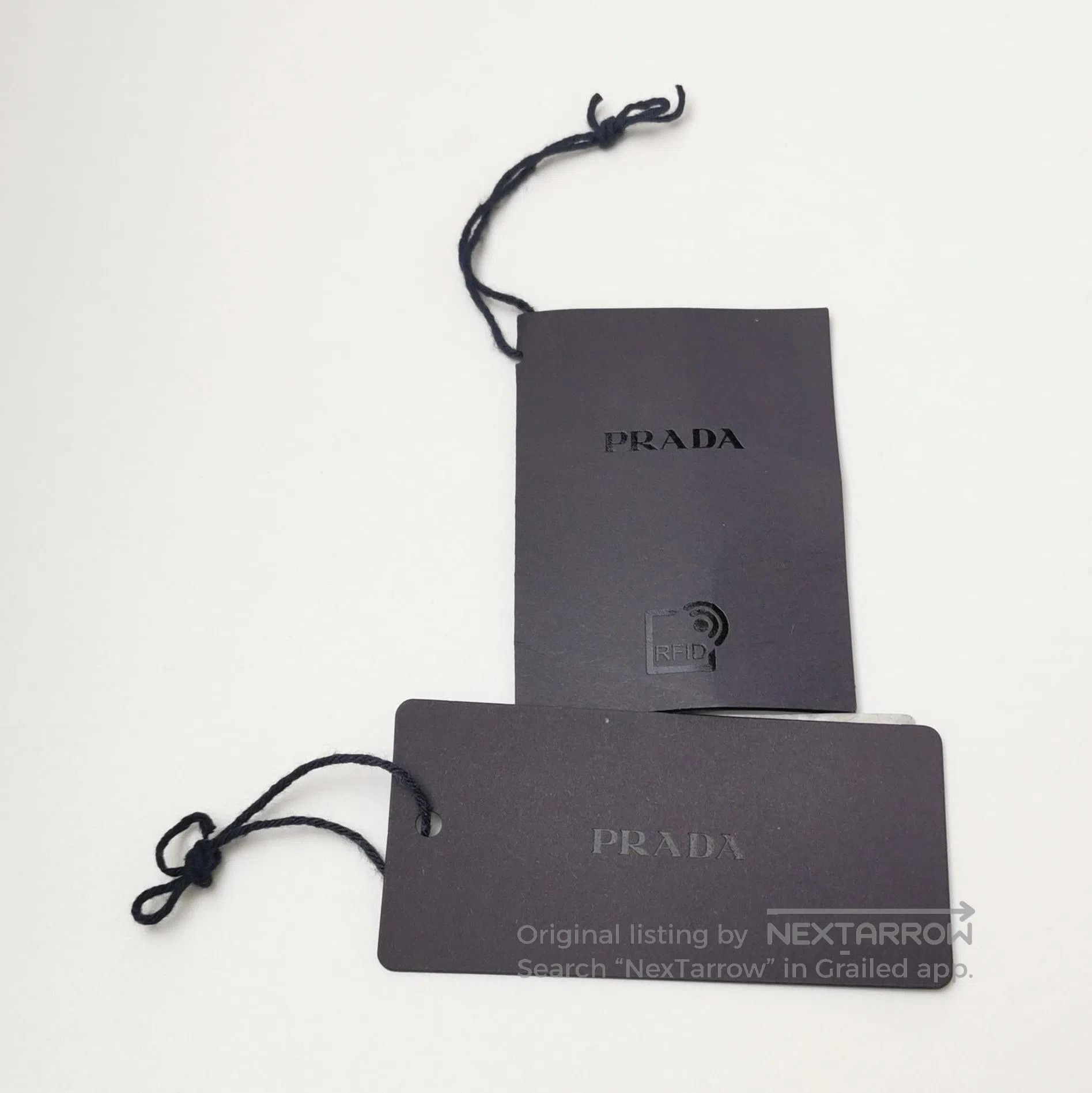 Prada Prada Black Cotton Long Sleeve Top with Triangle Detail . Size S / US 4 / IT 40 - 5 Thumbnail