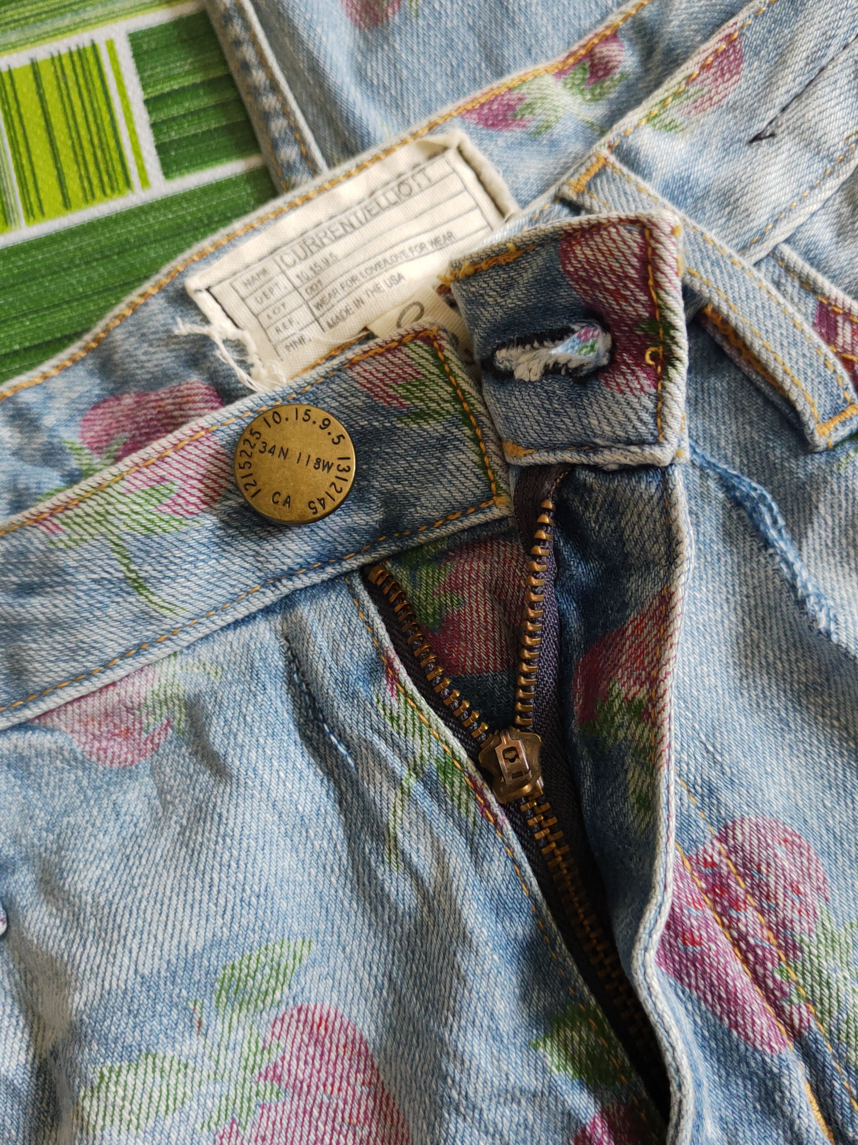 Current/Elliot Current Elliot strawberry faded Ripped Denim #S1537 Size 31" - 18 Thumbnail