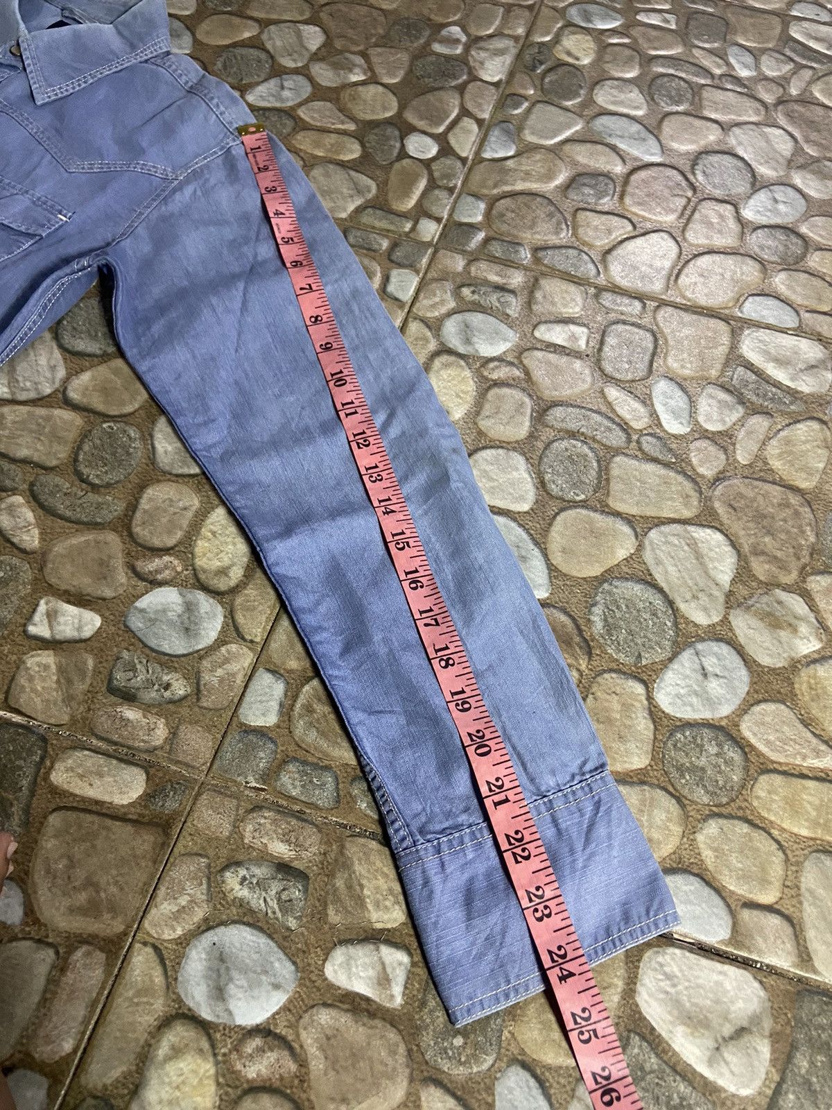 Japanese Brand × Vintage × semanticdesign VTG semantic design denim shirt Size US M / EU 48-50 / 2 - 8 Thumbnail