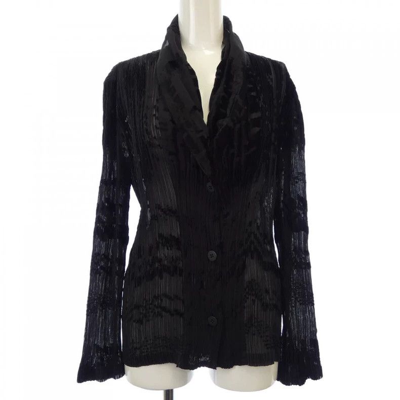 Issey Miyake Issey Miyake Mainline cut-out hidden pleated jacket Size M / US 6-8 / IT 42-44 - 1 Thumbnail