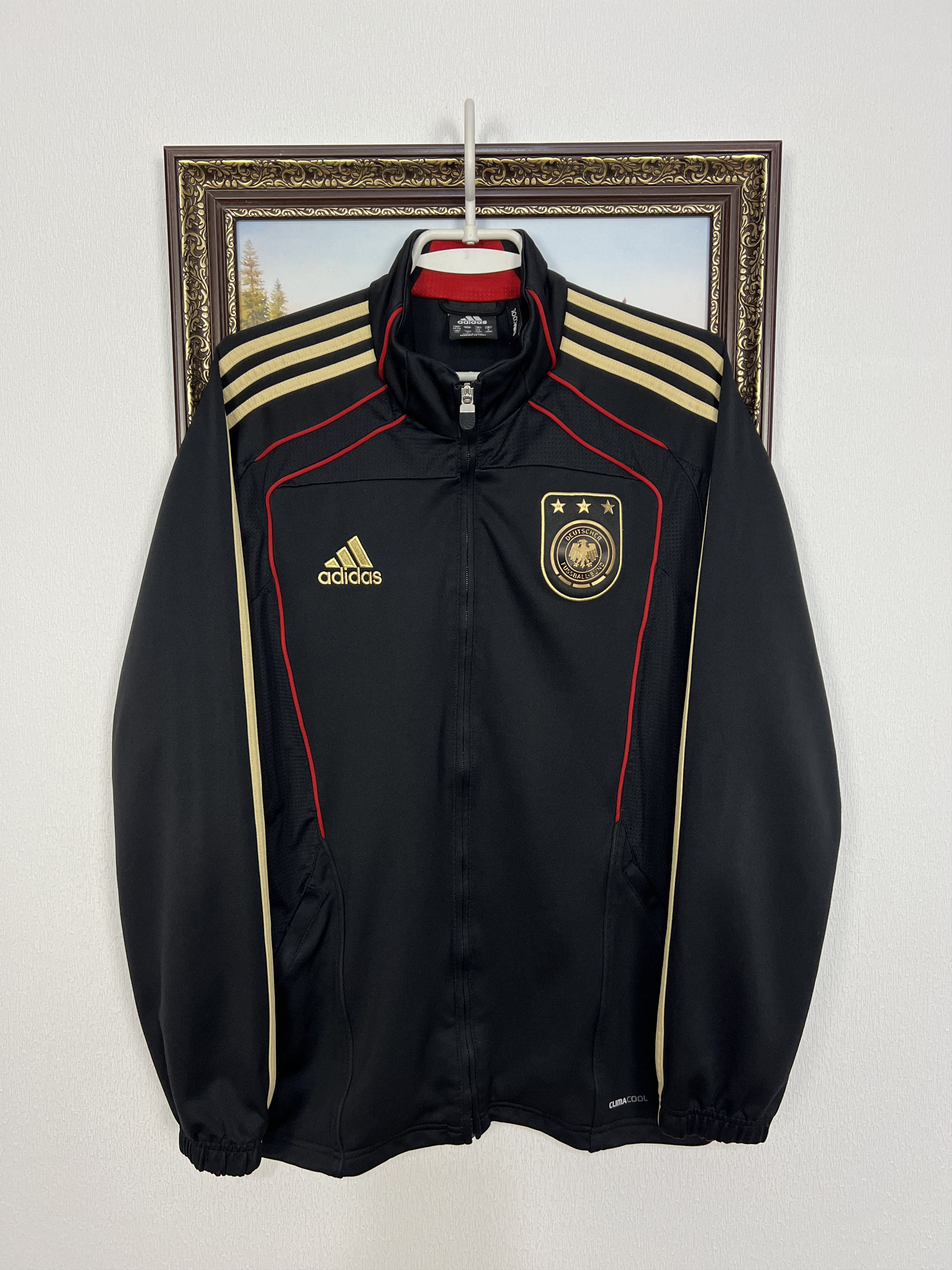 Adidas Vintage Germany Football Jacket Soccer Track Top National Size US M / EU 48-50 / 2 - 1 Thumbnail