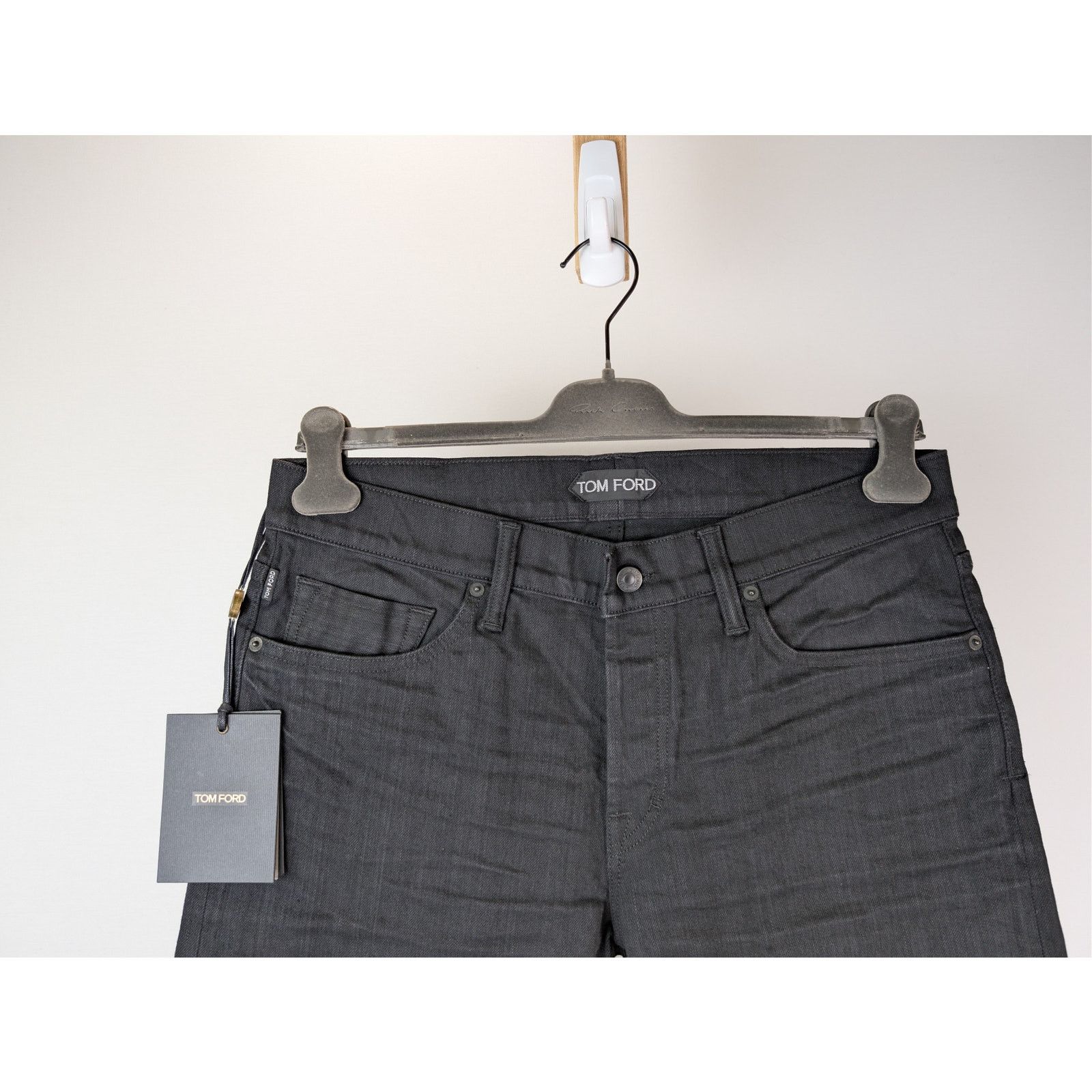 Tom Ford o1rshd1 Straight-Fit Denim Jeans in Black Size US 33 - 3 Thumbnail