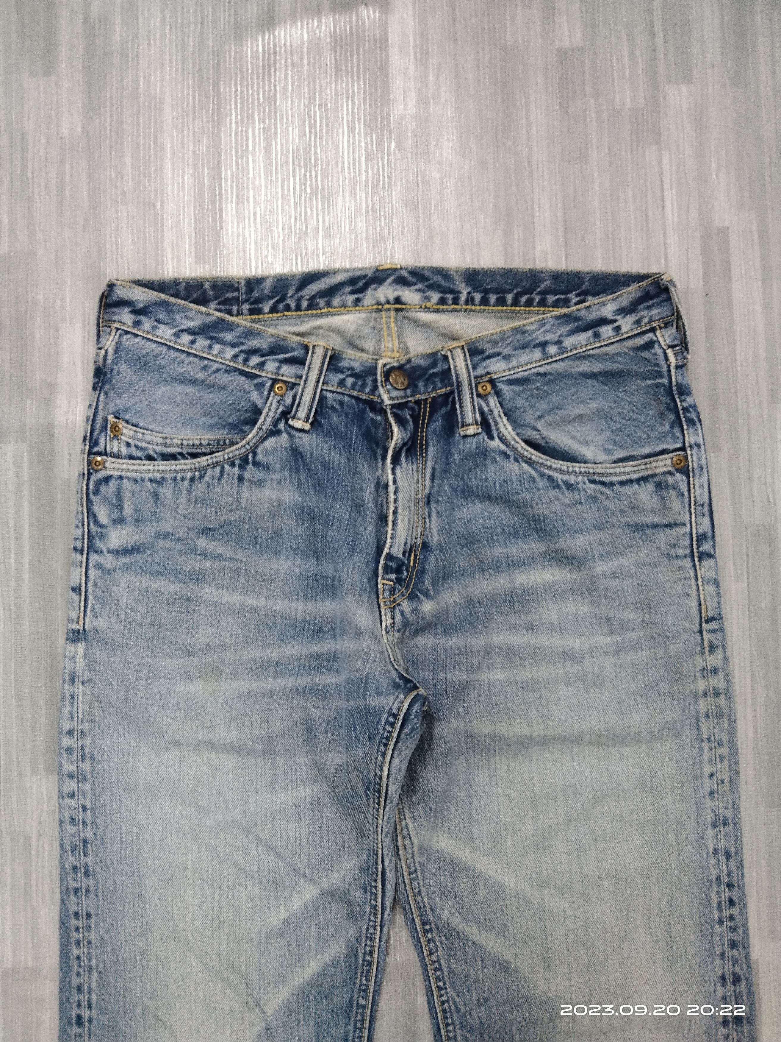 Blue Blue Japan SICK DISTRESSED BLUE BLUE DENIM PANTS Size US 30 / EU 46 - 4 Thumbnail
