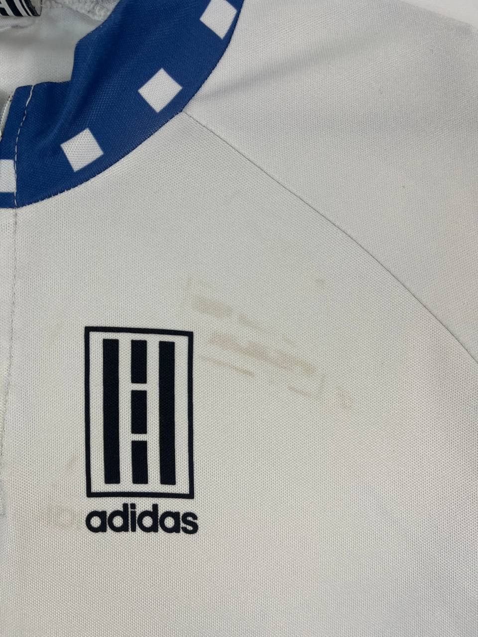 Adidas Adidas Retro Vintage Cycling Jersey Blue White 90 Size L Size US L / EU 52-54 / 3 - 4 Thumbnail