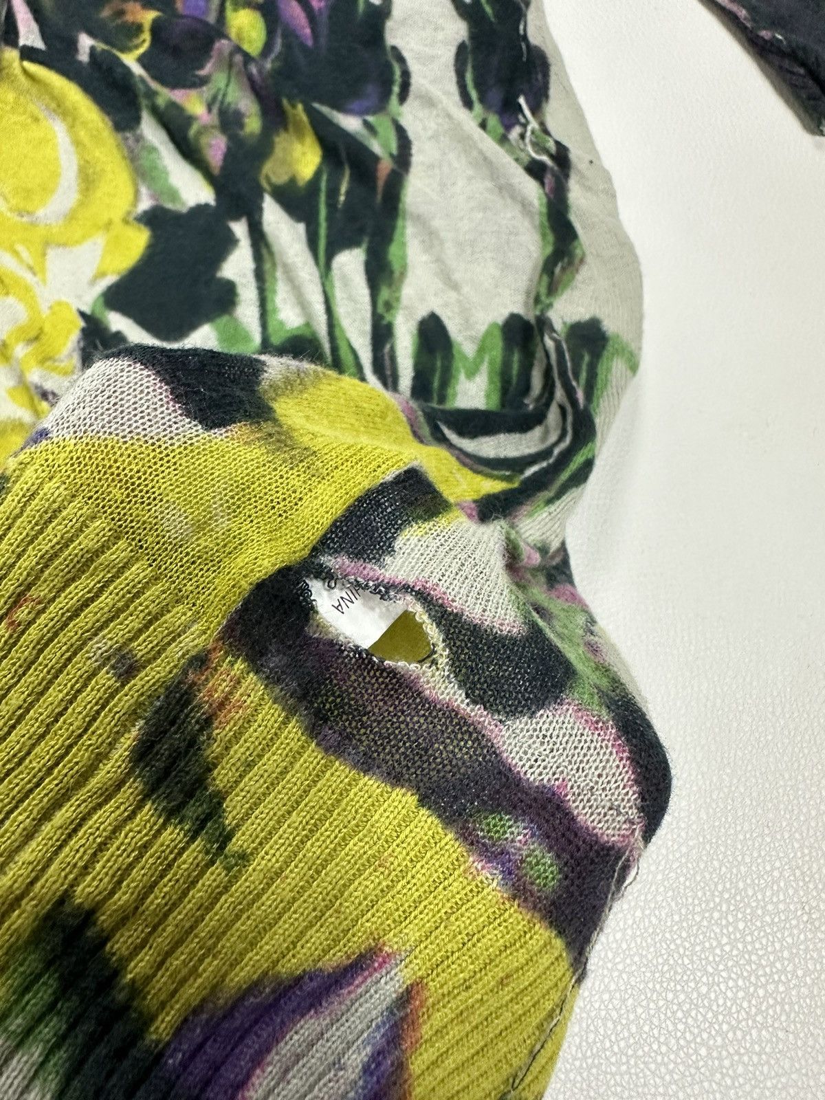 Dries Van Noten Dries Van Noten Multicolored Art Cardigan Size M / US 6-8 / IT 42-44 - 9 Thumbnail