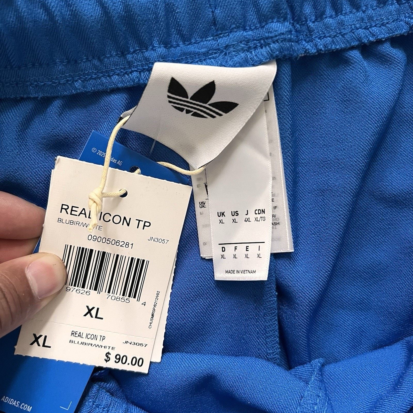 Adidas adidas Originals Real Madrid Icons Track Pants Size XL NWT Size US 34 / EU 50 - 7 Thumbnail