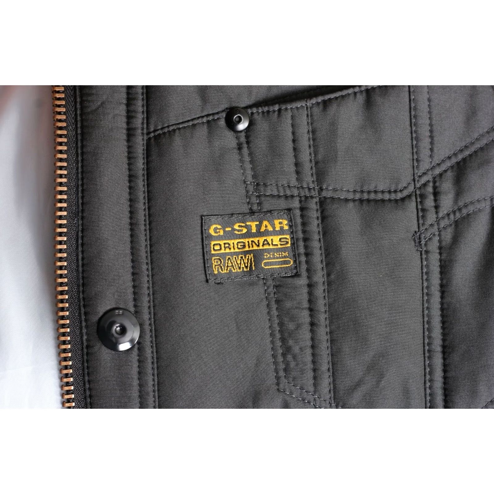 G-Star G-Star MODERNIST RADAR OVERSHIRT L/S Jacket Women M Black Canvas Jacket Womens Size M Modern Designer Casual Autumn Spring Summer Winter Size M / US 6-8 / IT 42-44 - 5 Thumbnail