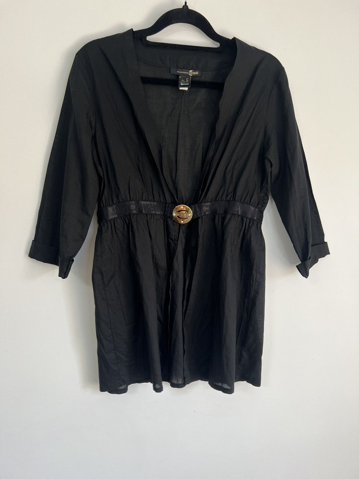 Roberto Cavalli Roberto cavalli beach cover up blouse in black M Size M / US 6-8 / IT 42-44 - 1 Thumbnail