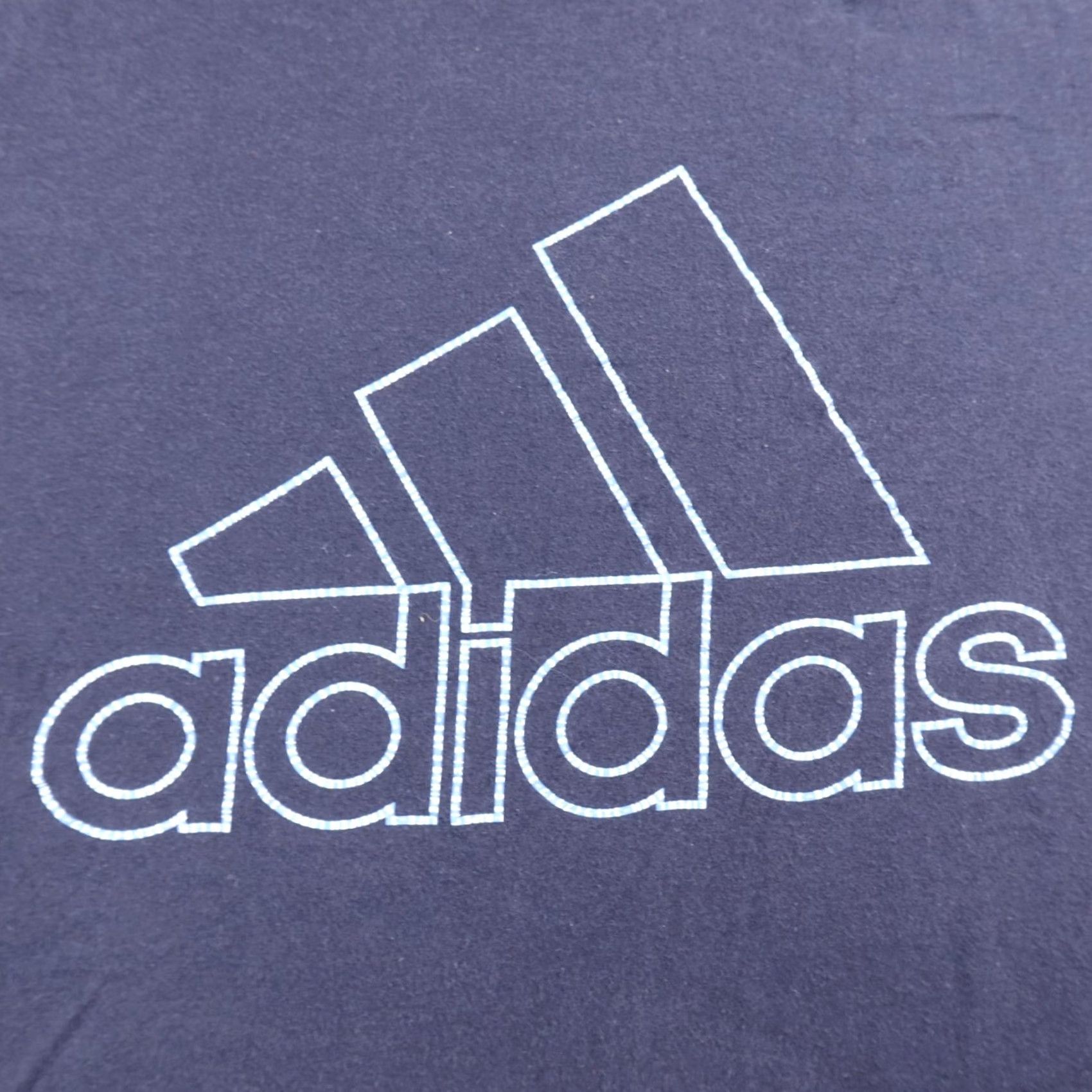 Adidas Adidas Shirt Mens M Blue Spellout Graphic Logo Short Sleeve Athletic Tee Size US M / EU 48-50 / 2 - 5 Thumbnail