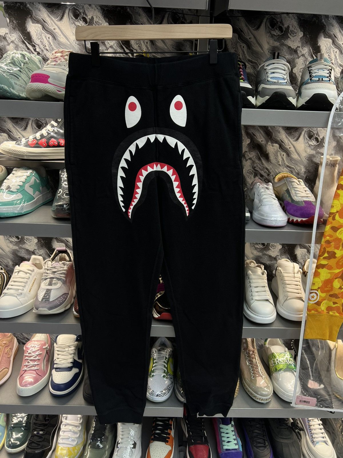 Bape Bape Black Jogger Pants Size US 30 / EU 46 - 1 Thumbnail