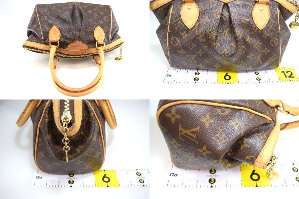 Louis Vuitton Auth Louis Vuitton Tivoli PM Hand Bag Monogram Canvas M40143 Size ONE SIZE - 5 Thumbnail