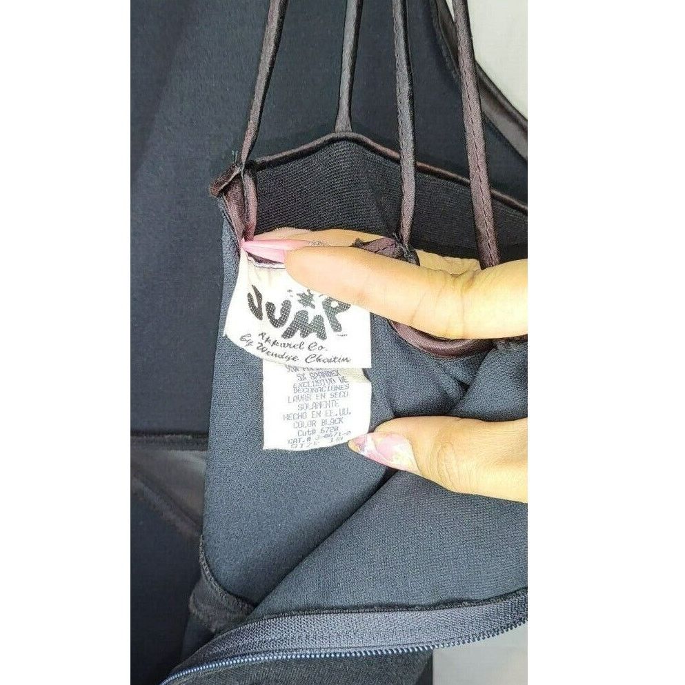 Other Jump Black One-Shoulder Mesh Peek Side Bodycon Dress Size M Size M / US 6-8 / IT 42-44 - 3 Thumbnail
