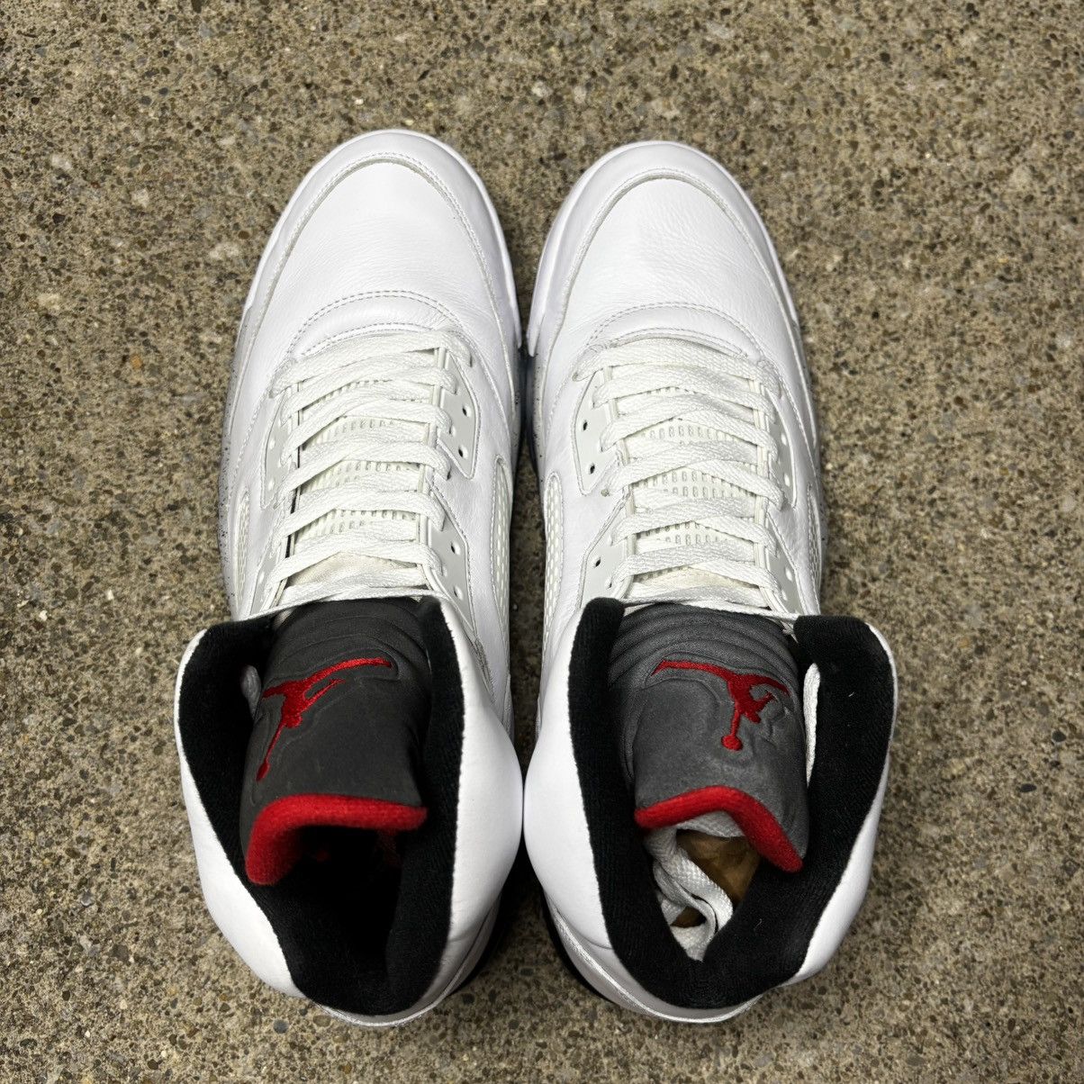 Jordan Brand Size 17-Jordan 5 White Cement 2017 Lightly Worn No Box not15 Size US 15 / EU 48 - 5 Thumbnail