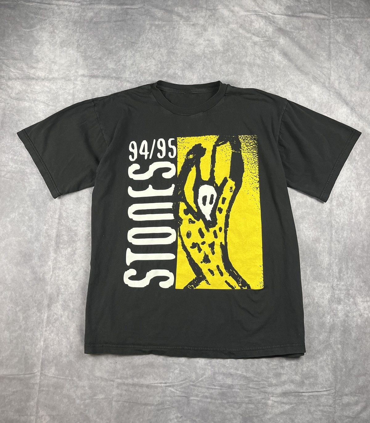 image of The Rolling Stones x Vintage Rolling Stones World Tour 94/95 XL Size in Black, Men's