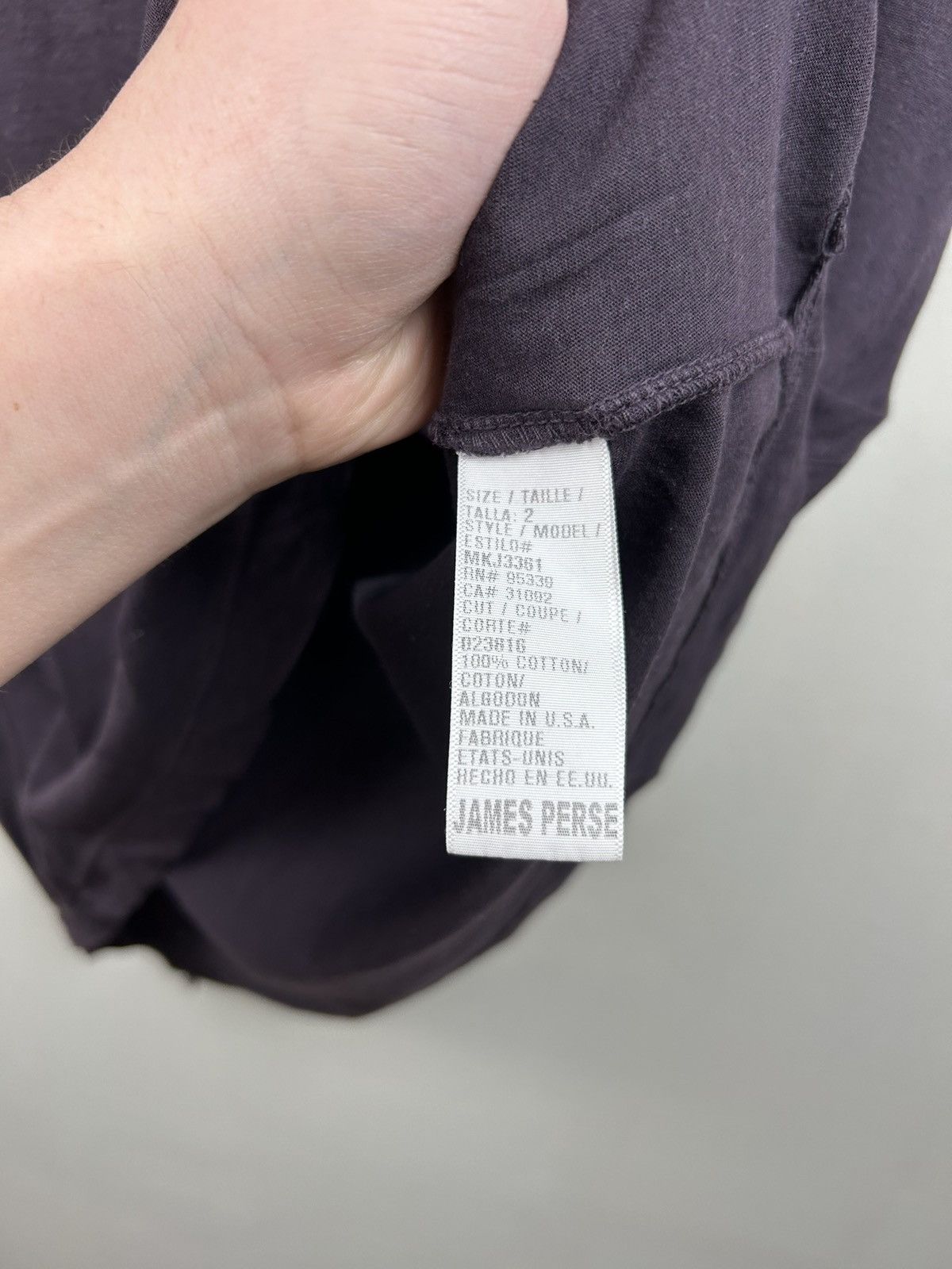 James Perse James Perse T shirt Size US L / EU 52-54 / 3 - 9 Thumbnail