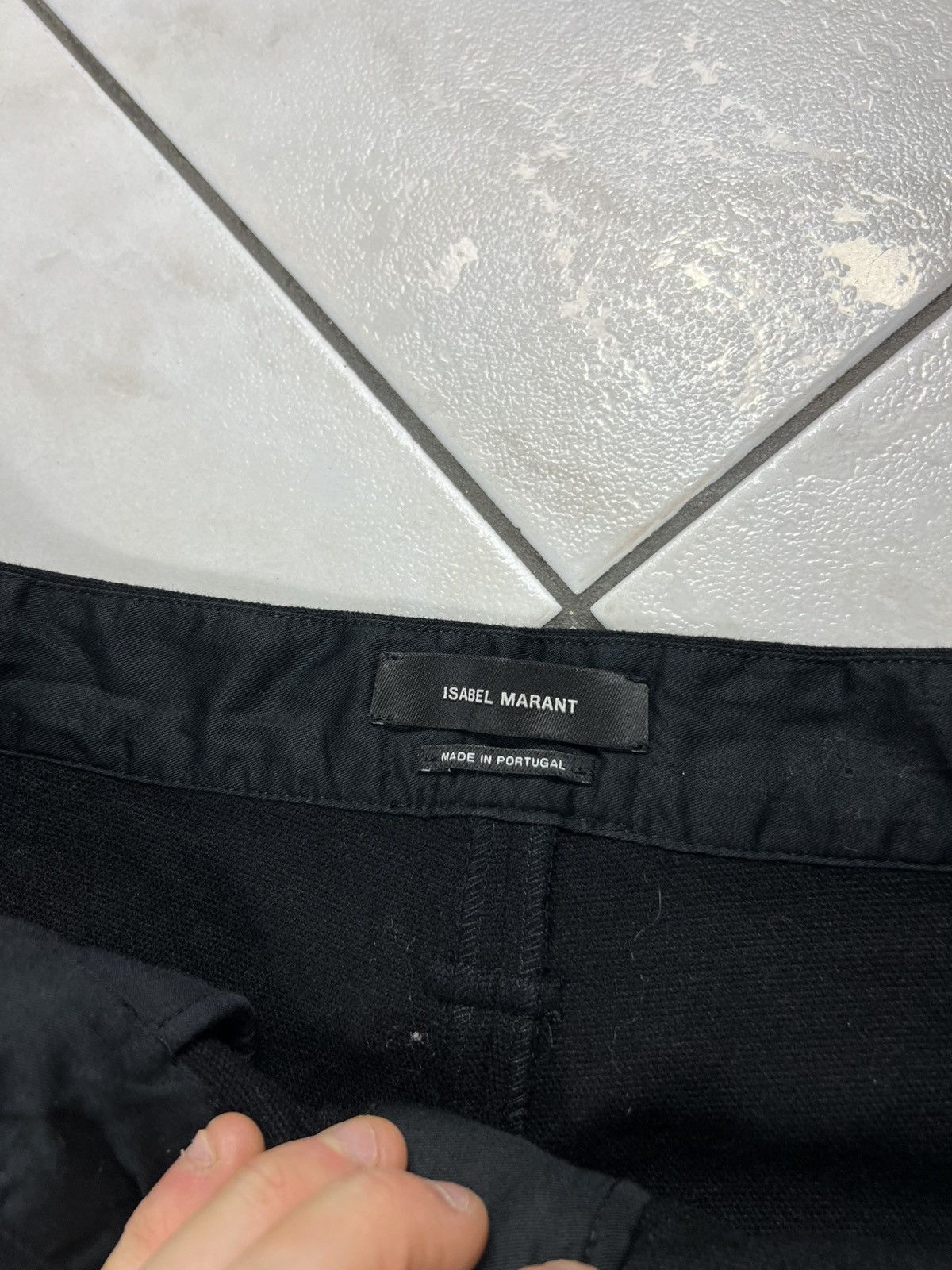 Isabel Marant Isabel Marant cotton wool belted causal pants avant garde Size 27" / US 4 / IT 40 - 15 Thumbnail