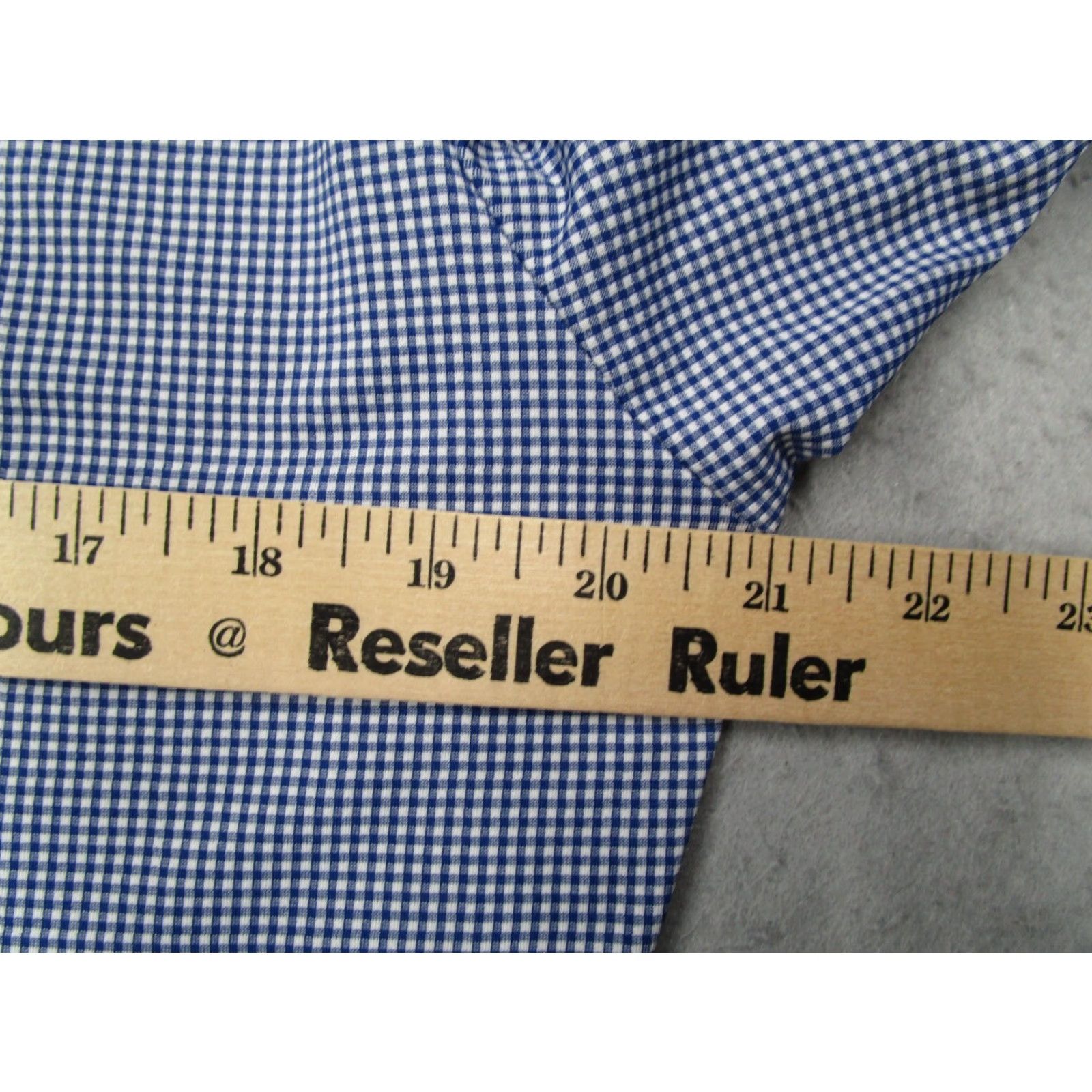 Mizzen+Main Mizzen+Main Shirt Mens Medium Trim Fit Spinnaker Blue Check Made in USA Size US M / EU 48-50 / 2 - 6 Thumbnail