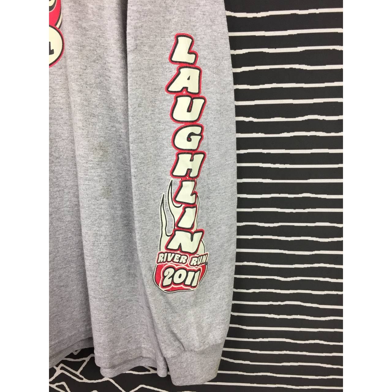 Fruit Of The Loom × Vintage Laughlin River Run 2011 29th Annual Motorcycle Rally Tee Size US XL / EU 56 / 4 - 15 Thumbnail