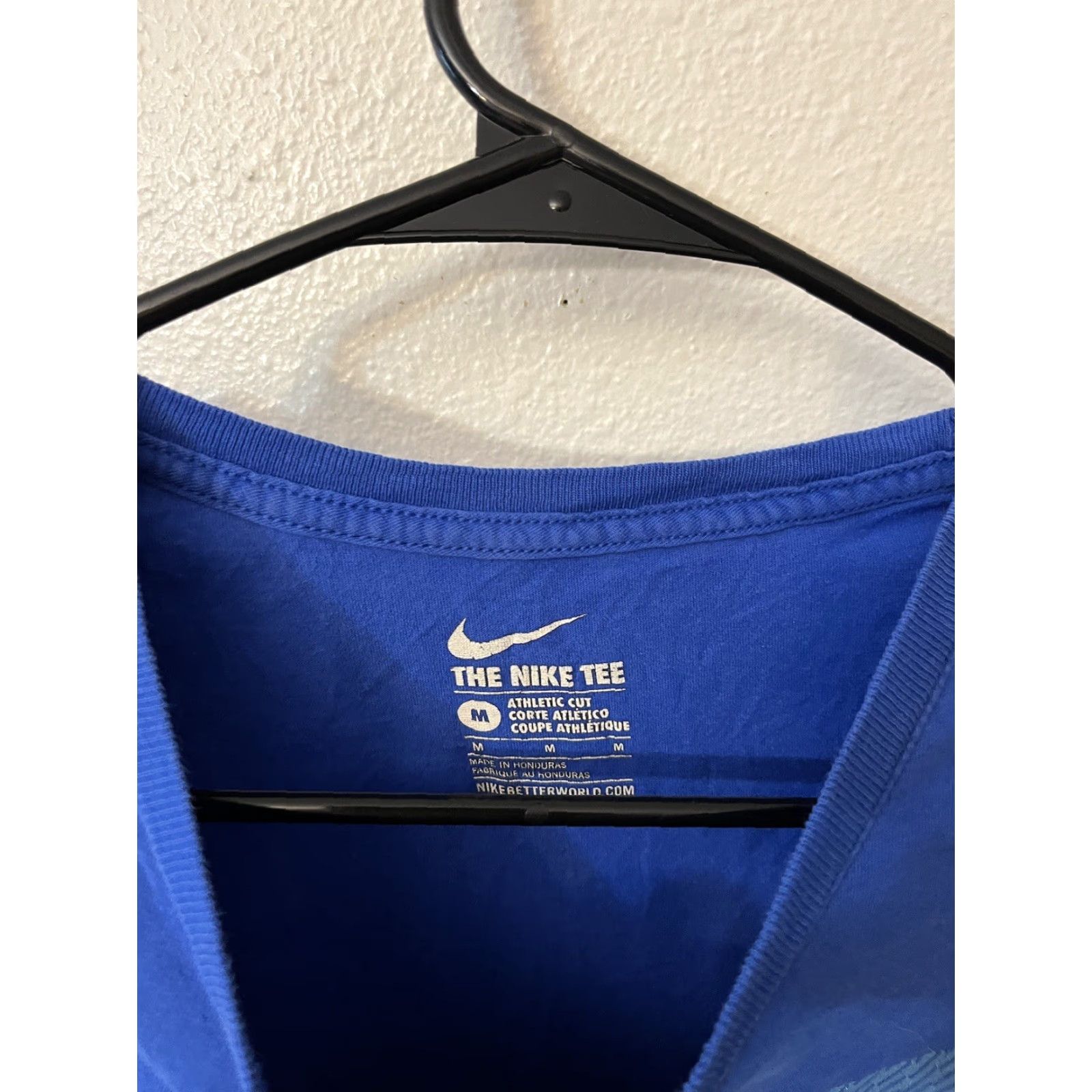 Nike Nike Tee Shirt Mens Blue Athletic T-Shirt Medium Size Nike Dri-Fit Logo Graphic Short Sleeve Sports Clothing Style Basic Size US M / EU 48-50 / 2 - 3 Thumbnail