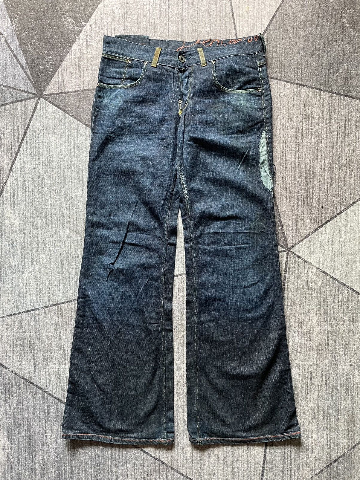 Diesel Vintage Diesel Denim Gallery Flare Denim Pants Size US 30 / EU 46 - 1 Thumbnail