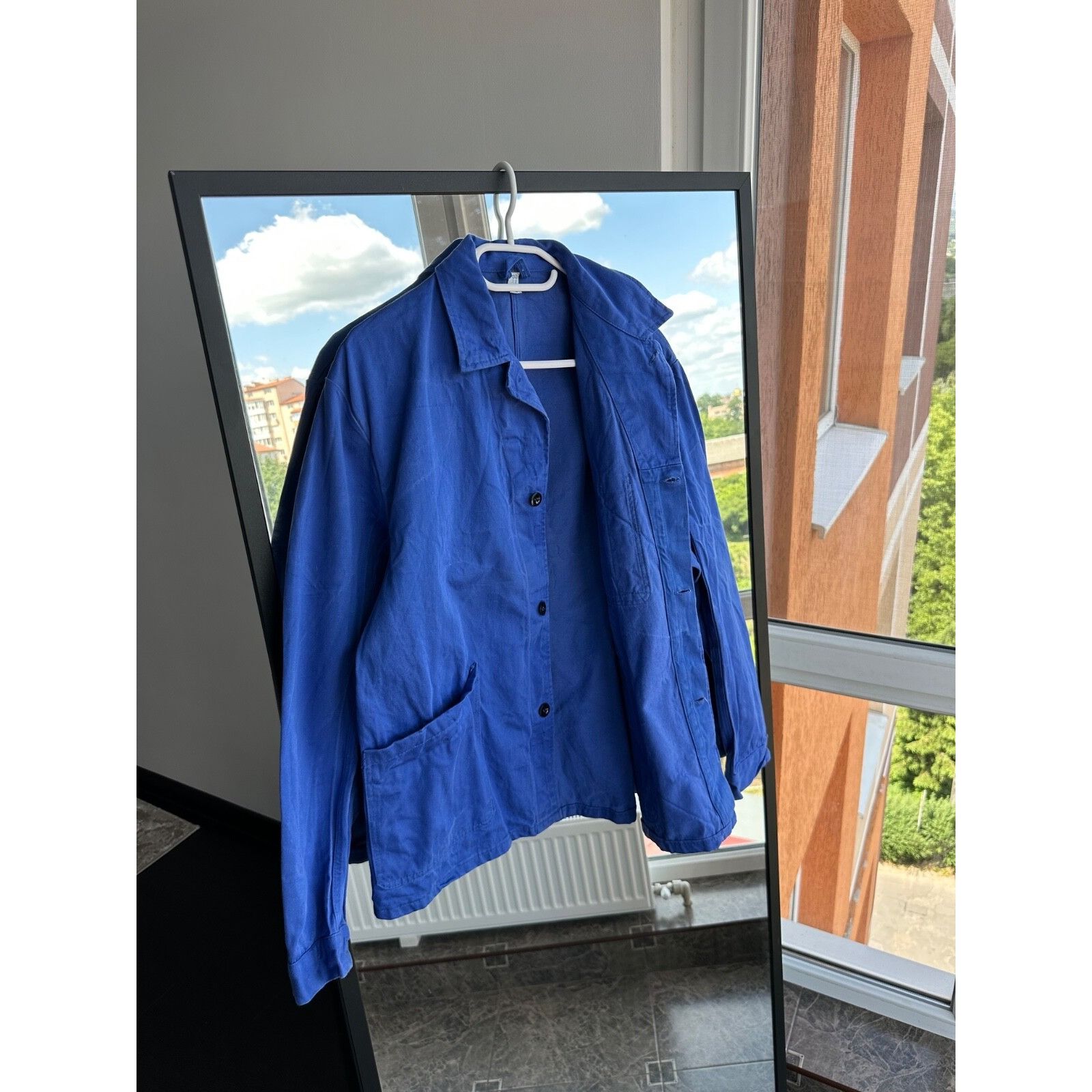 Vintage Vintage Sanfor 70s French Workwear Navy Jacket Sz M Size US M / EU 48-50 / 2 - 10 Thumbnail