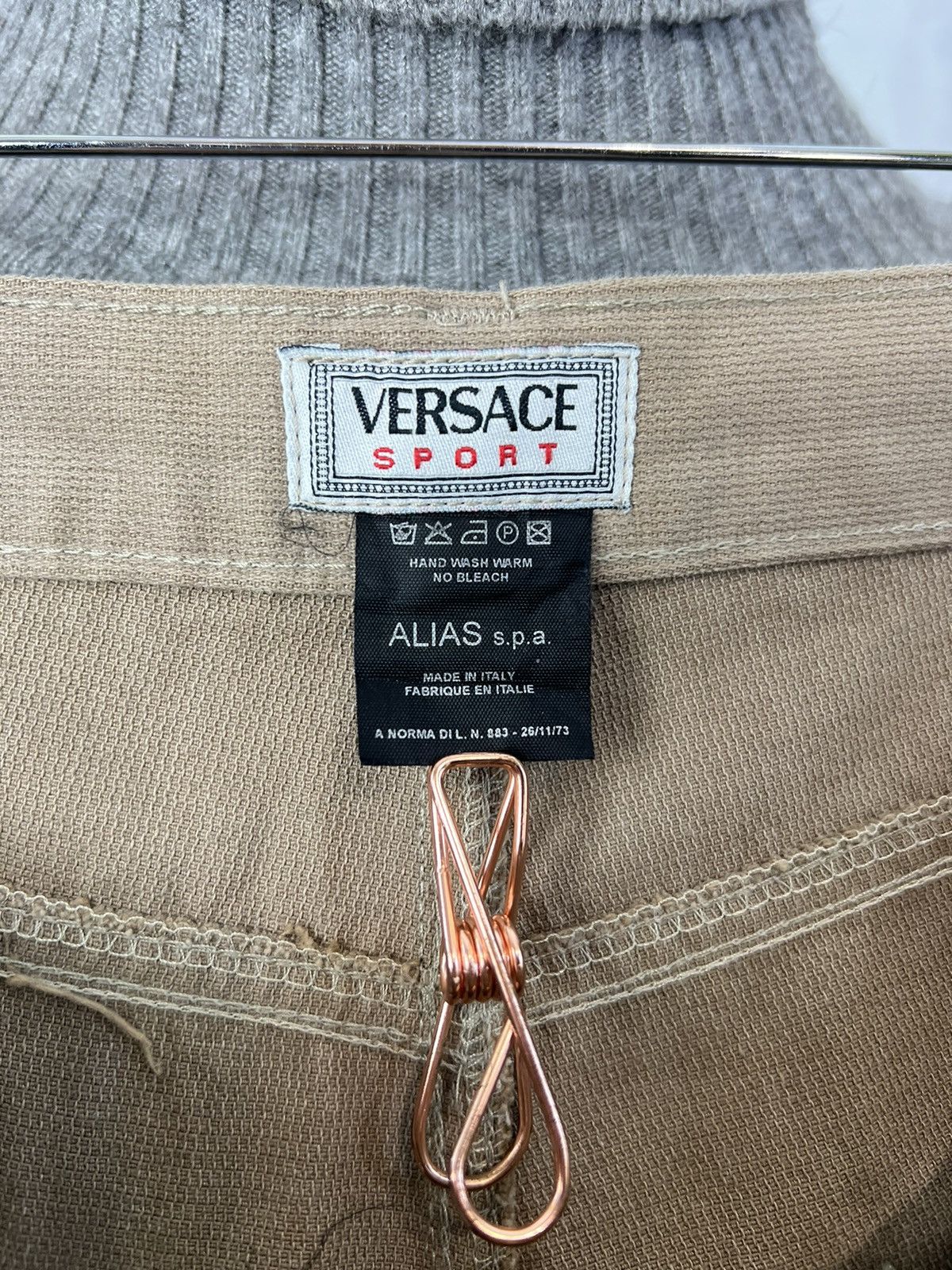 Versace Jeans Couture Vintage Versace Cream Beige Pants Size 30 Size US 30 / EU 46 - 10 Thumbnail