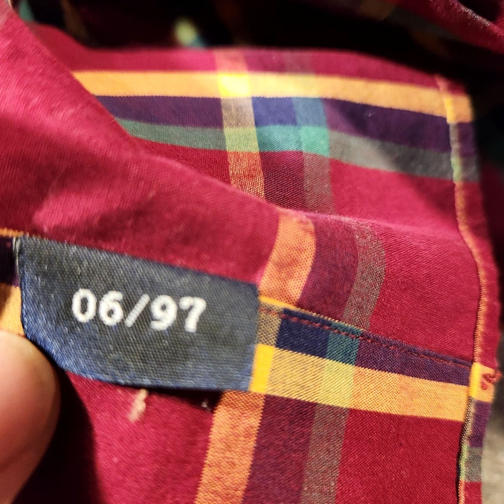 Faconnable VINTAGE Faconnable Shirt Mens 2XL Red Plaid Button-Down Long Sleeve 90s Size US XXL / EU 58 / 5 - 5 Thumbnail