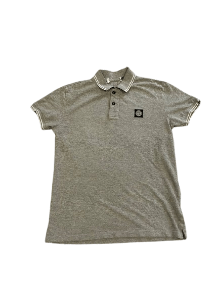 Stone Island Vintage Stone Island Basic Gray Polo Size S Size US S / EU 44-46 / 1 - 1 Thumbnail
