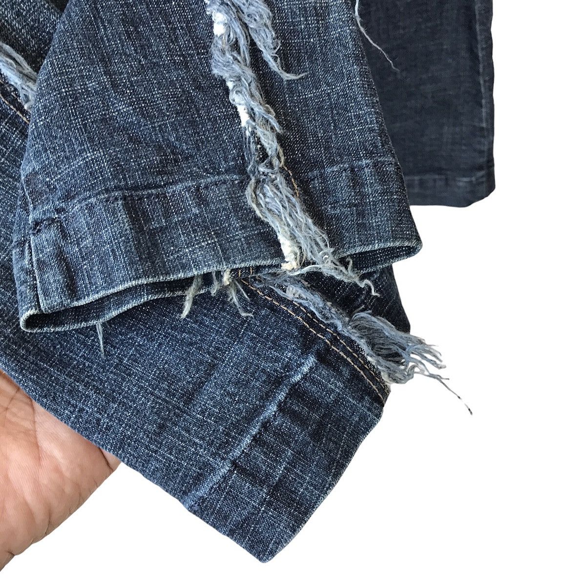 Diesel × Vintage Diesel Y2K Distressed Processed Stretchable Denim Jacket Size US M / EU 48-50 / 2 - 10 Thumbnail