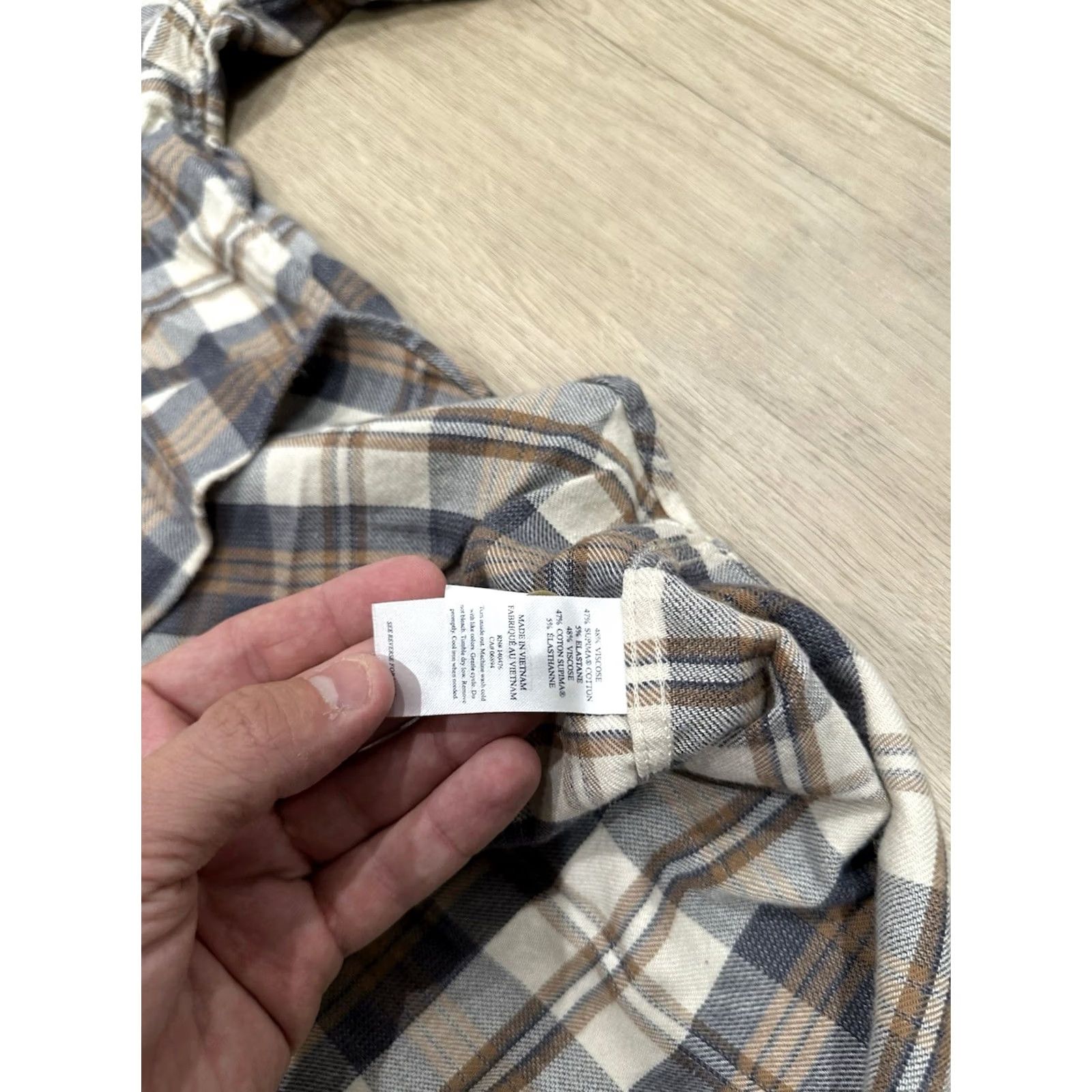 Faherty Faherty Shirt Mens 2XL The All Time Casual Brushed Flannel Autumn Plaid Size US XXL / EU 58 / 5 - 6 Thumbnail