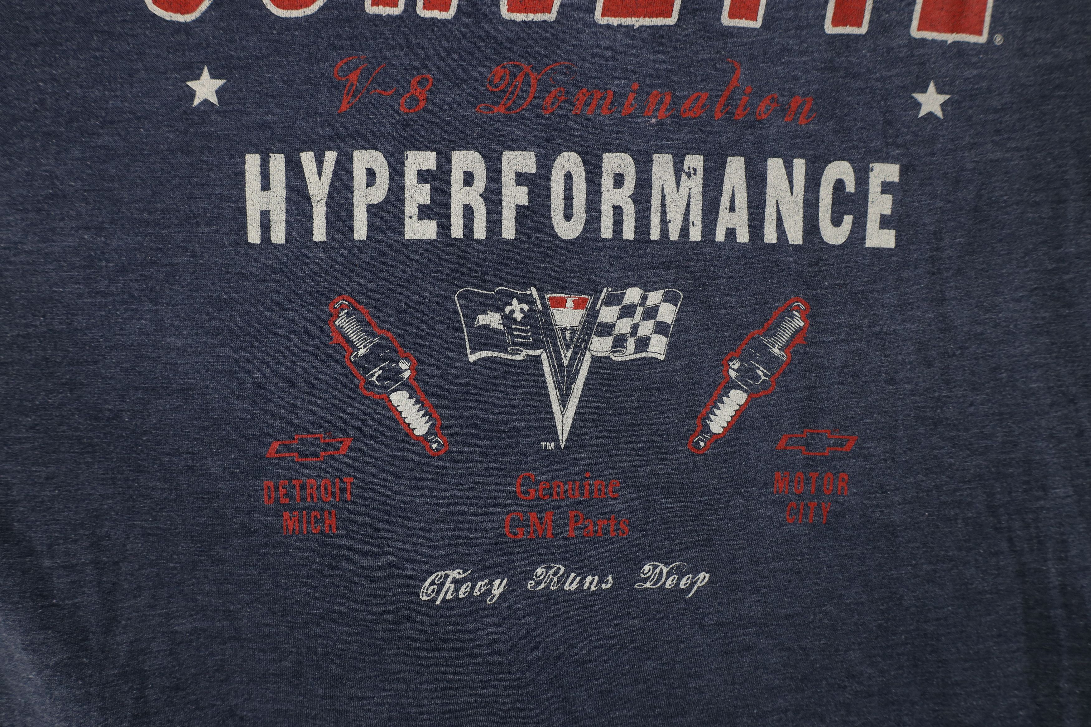 Vintage Vintage Y2K Streetwear Spell Out GM Corvette Racing T-Shirt Size US L / EU 52-54 / 3 - 6 Thumbnail