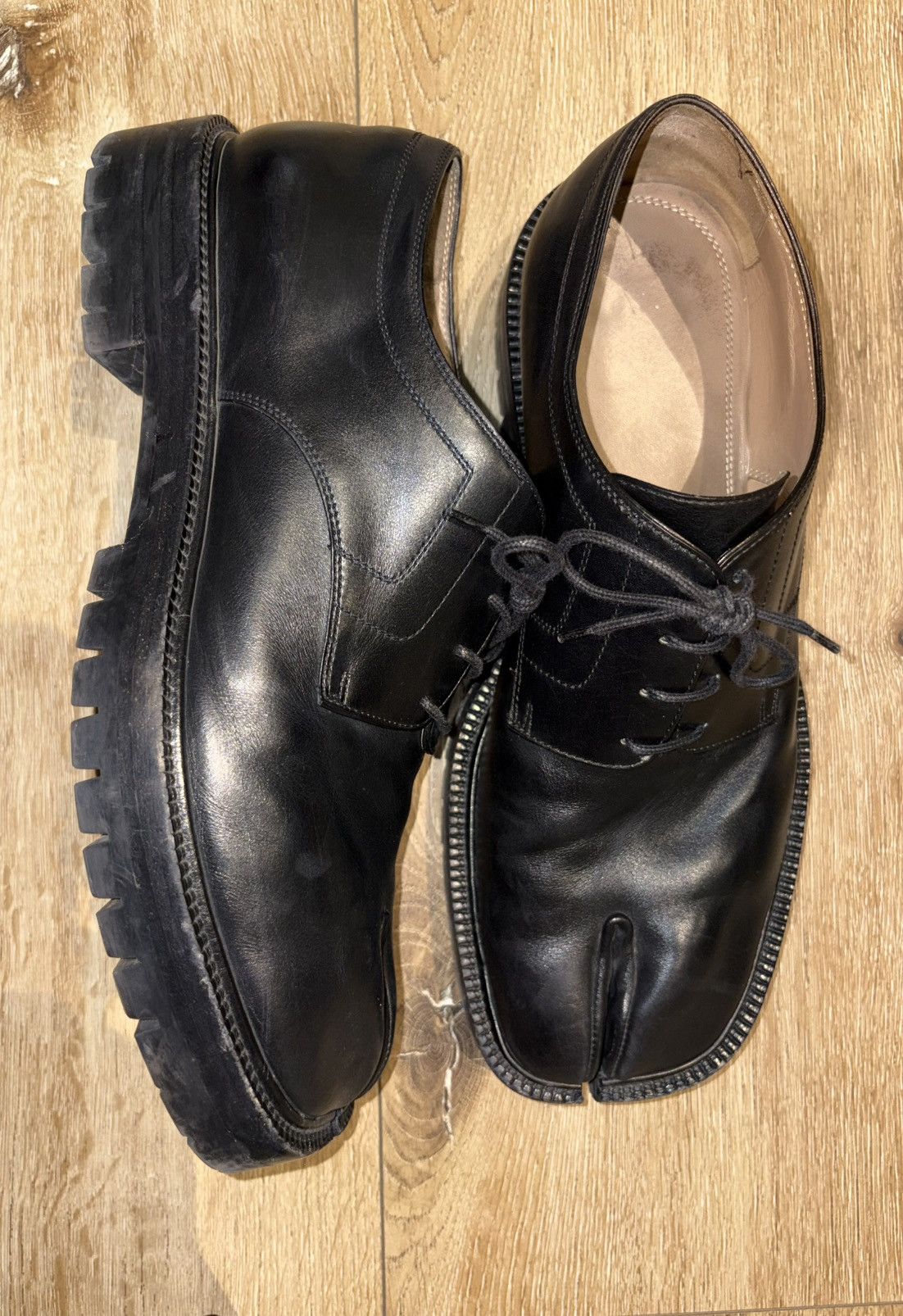 Maison Margiela Margiela Tabi Derby Lace Up Size US 12 / EU 45 - 3 Thumbnail