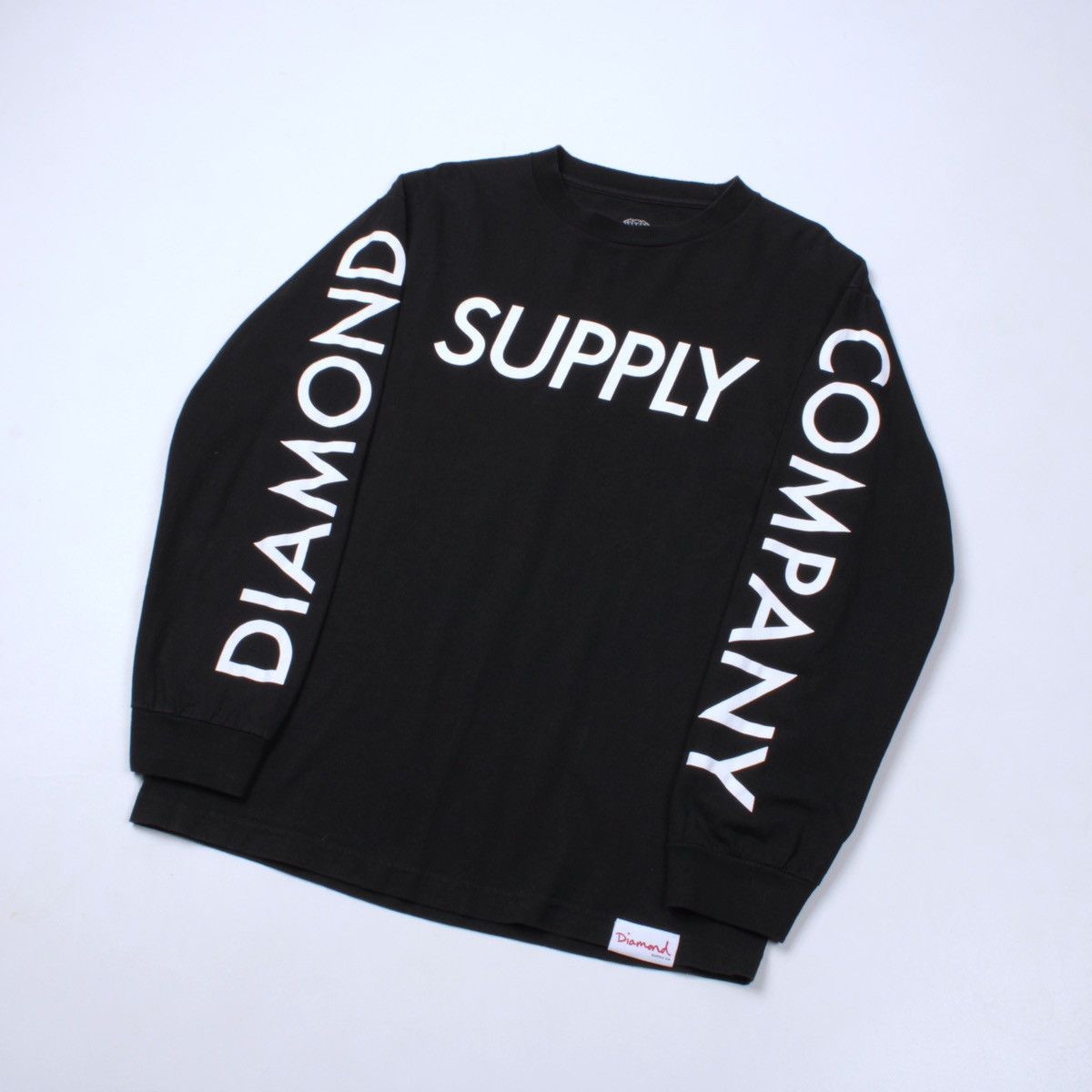 Diamond Supply Co. DIAMOND Supply Company Printed Black Long Sleeve T-Shirt Size US M / EU 48-50 / 2 - 1 Thumbnail