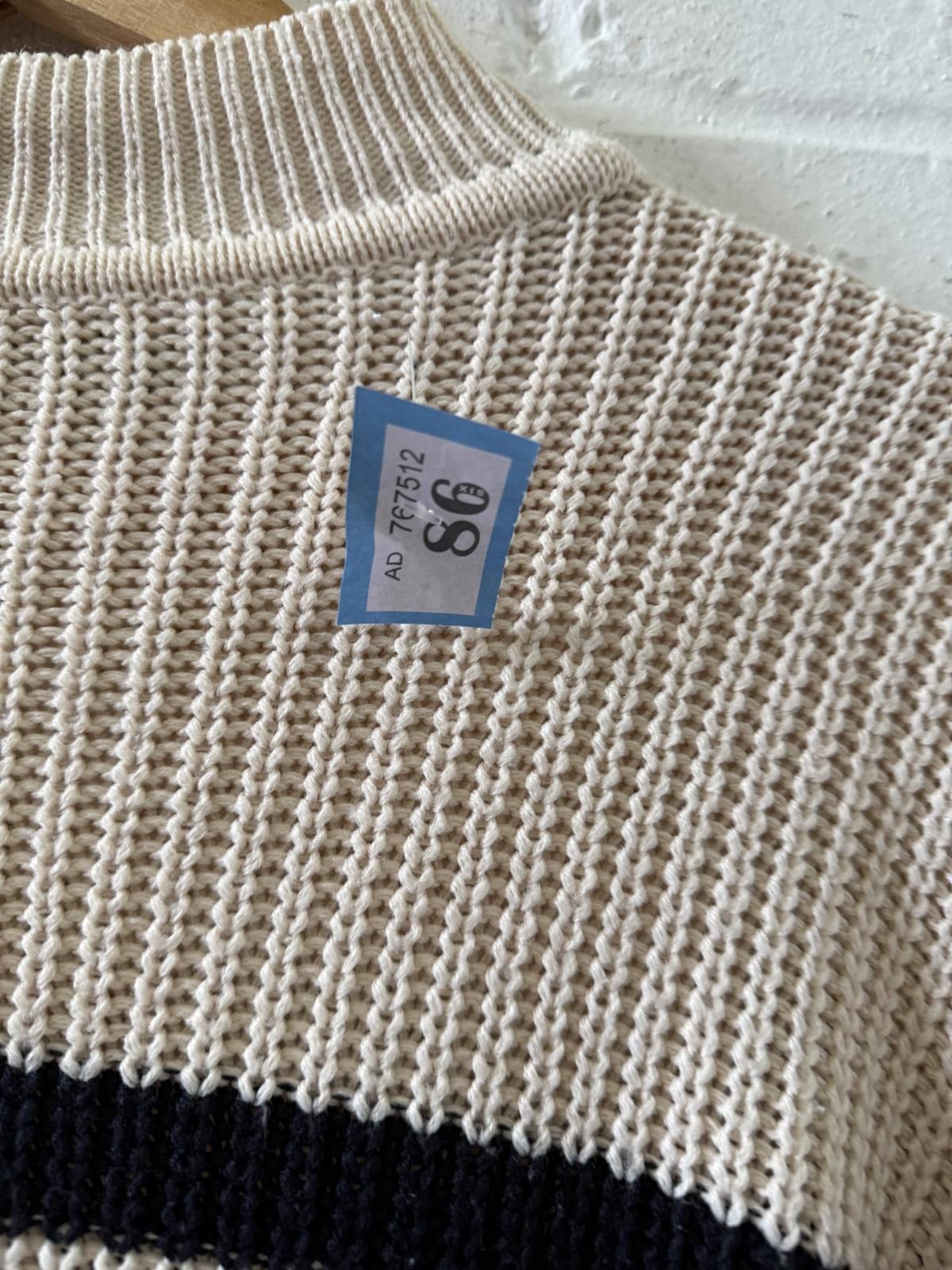 Designer Max Selfridge Women's Crew Neck Striped Sweater Size M / US 6-8 / IT 42-44 - 2 Thumbnail