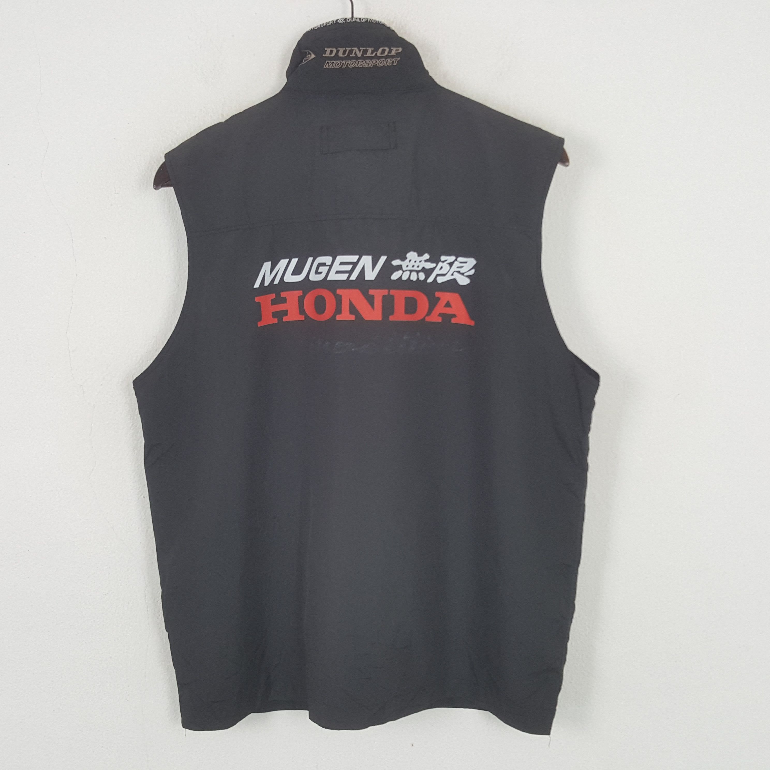 Vintage Dunlop x Mugen Honda Custom Logo Vest Jacket