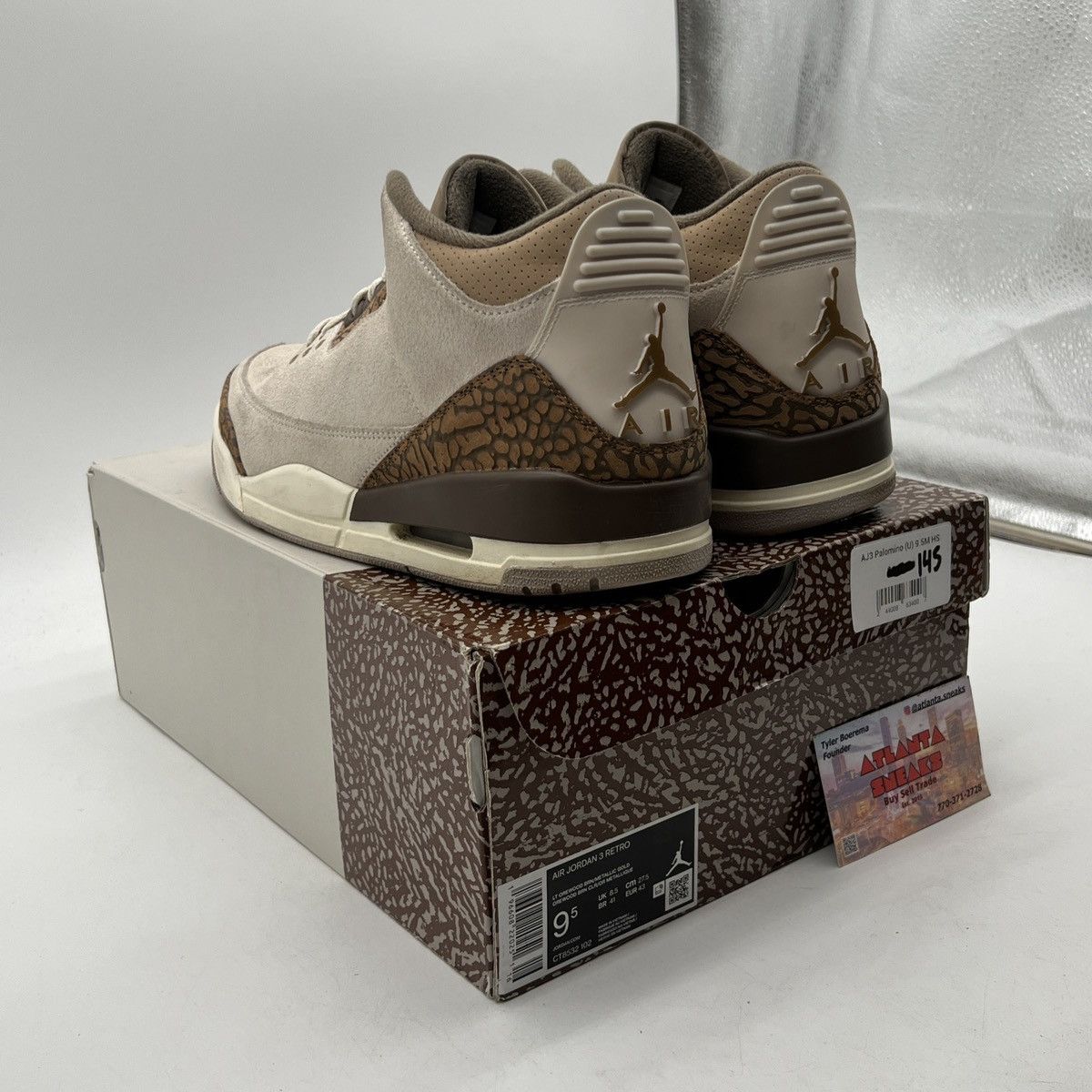 Jordan Brand Air Jordan 3 palomino Size US 9.5 / EU 42-43 - 4 Thumbnail