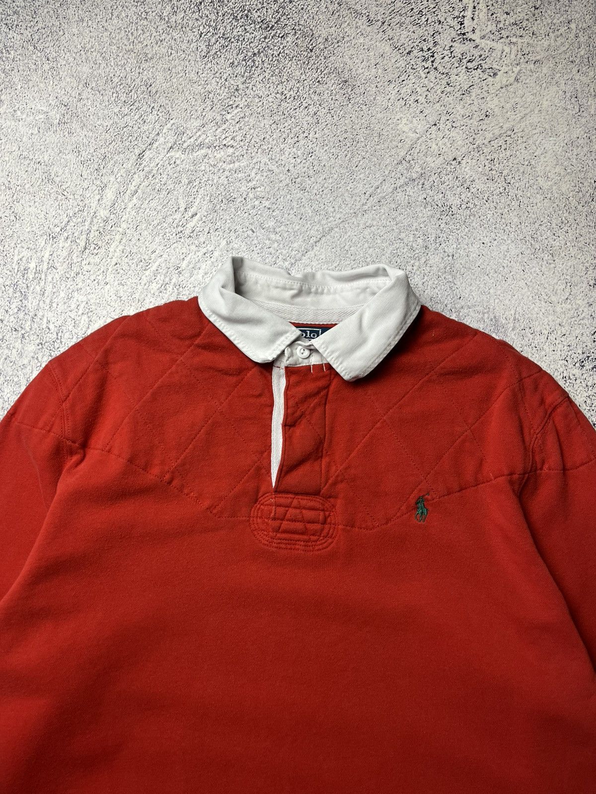 Polo Ralph Lauren Vintage Y2k Polo Ralph Lauren Rugby Long Sleeve Shirt Size US XL / EU 56 / 4 - 12 Thumbnail