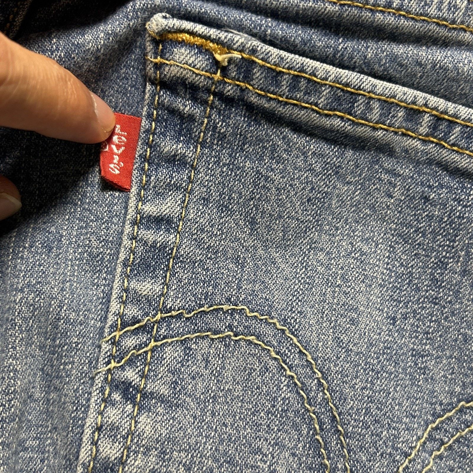 Levi's Levis Beyond Baggy Flare Jeans W's 14 34x30 Bootcut Hamiltom Size 36" / US 14 / IT 50 - 6 Thumbnail