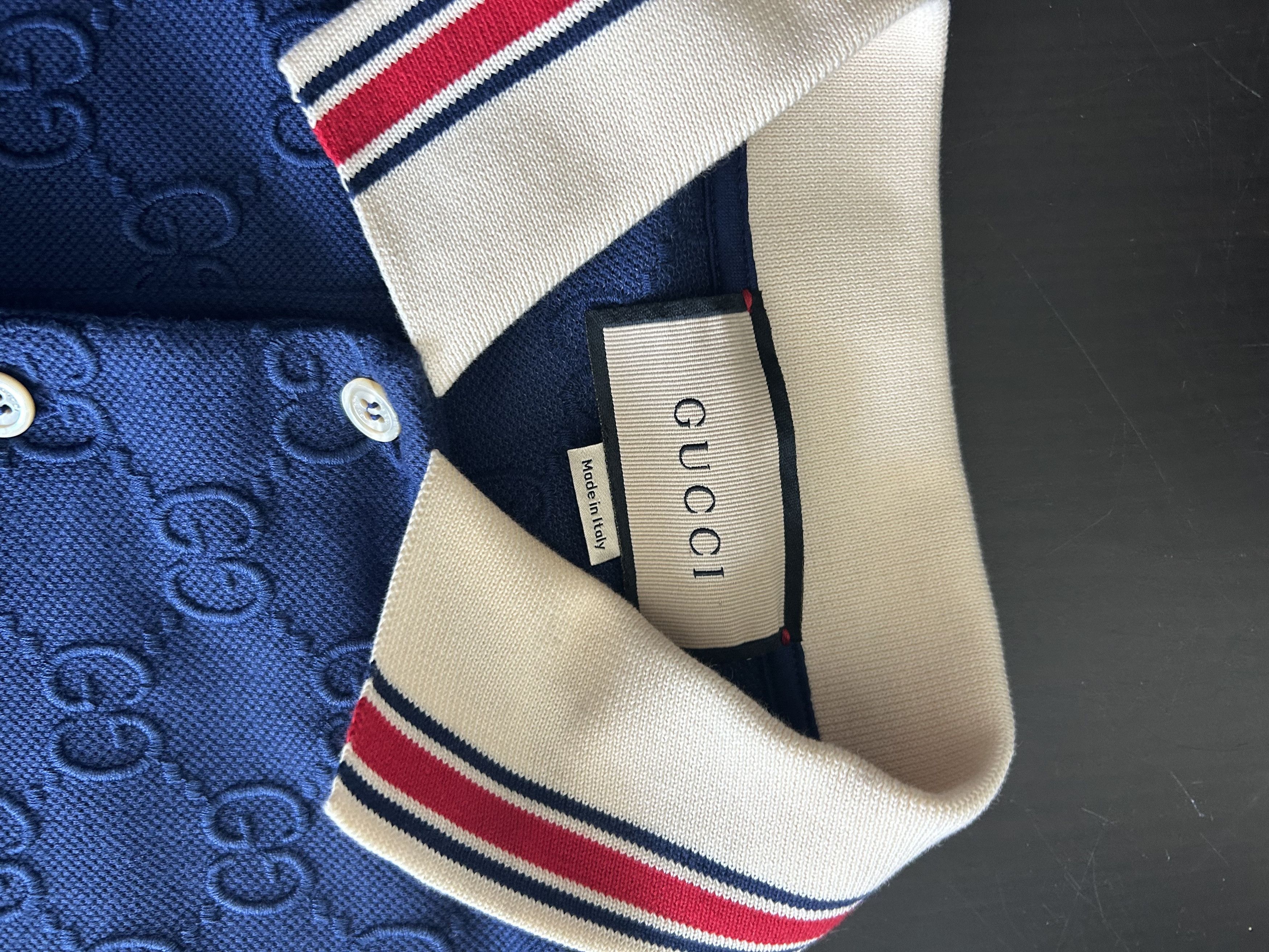 Gucci Gucci Logo Embroidered Polo Size US L / EU 52-54 / 3 - 4 Thumbnail