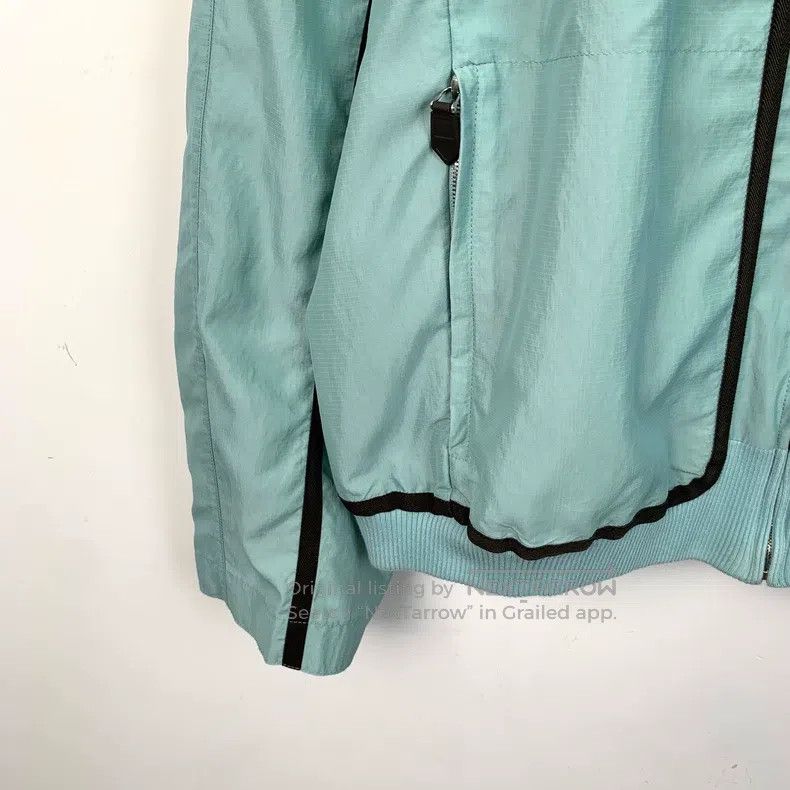 Hermes Hermes Light Blue Geometric Lines Hooded Zipper Jacket Size US M / EU 48-50 / 2 - 4 Thumbnail