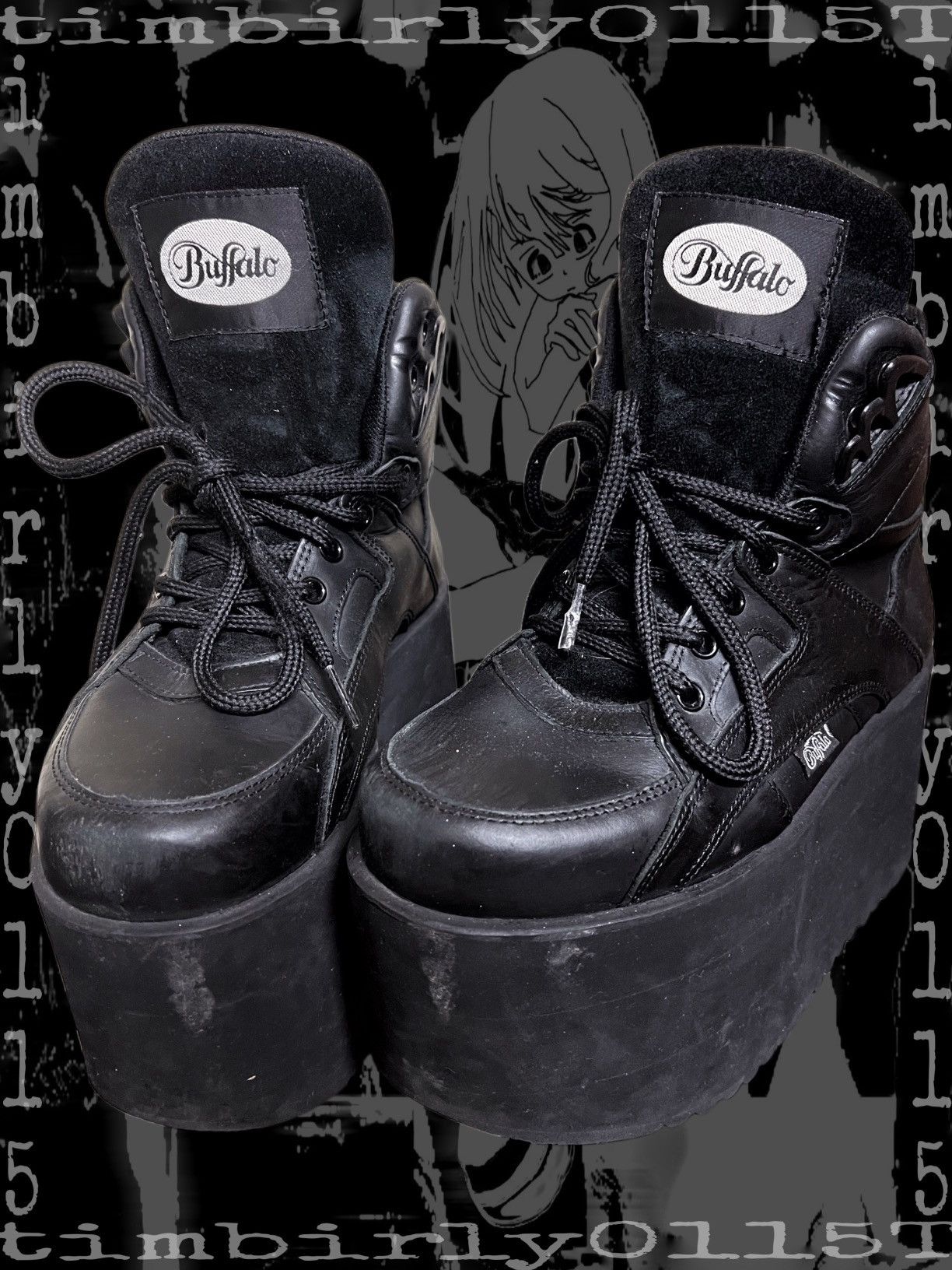 Buffalo London Buffalo London 2003-2015 big platform tower boots Size US 8 / EU 41 - 1 Thumbnail
