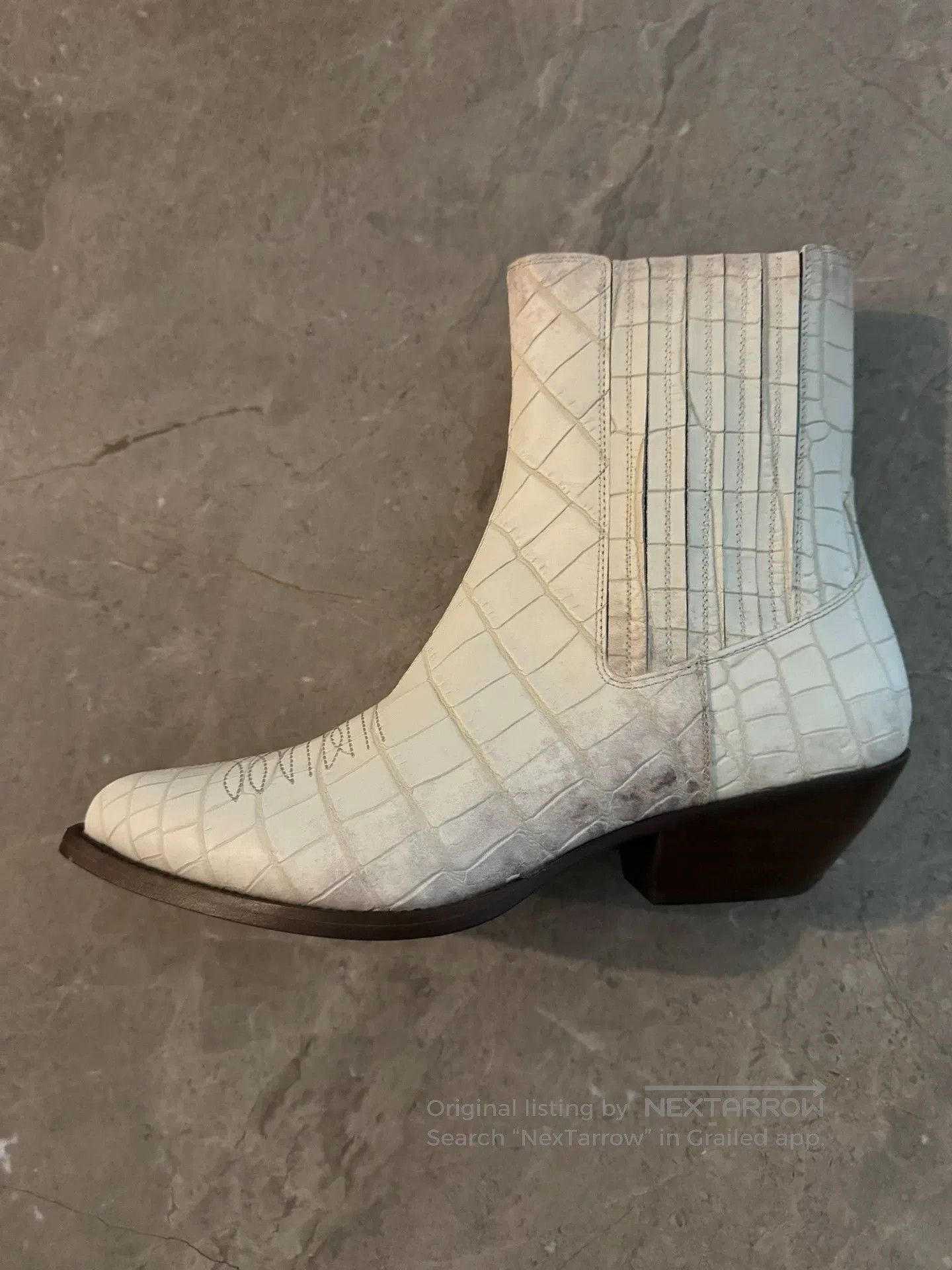 Celine White Crocodile. Size US 9 / EU 42 - 2 Thumbnail