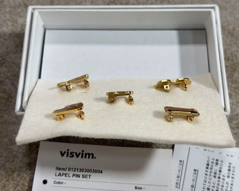 Visvim Visvim Visvim Label Pin Set Brass Badges-2506 Size ONE SIZE - 4 Thumbnail