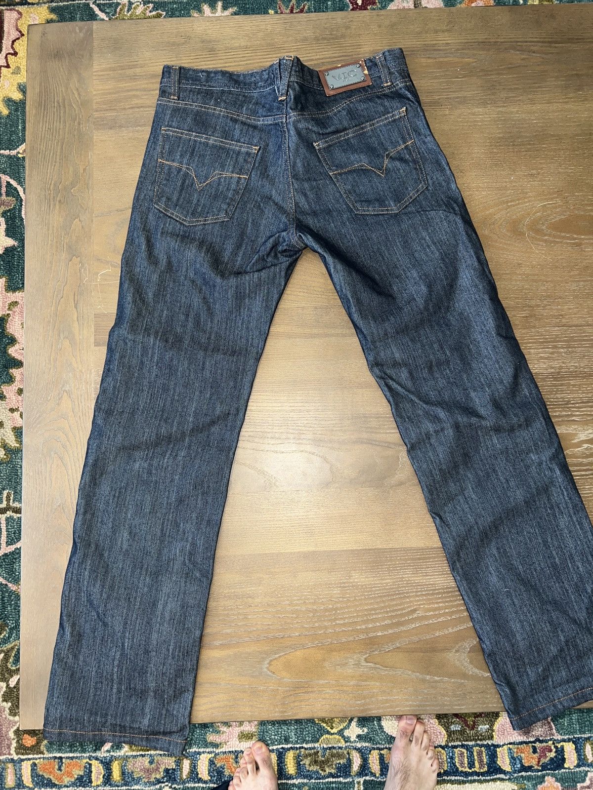 Versace Jeans Couture VJC Versace Dark Indigo Jeans - Made in Italy - Size 31 Size US 31 - 2 Thumbnail