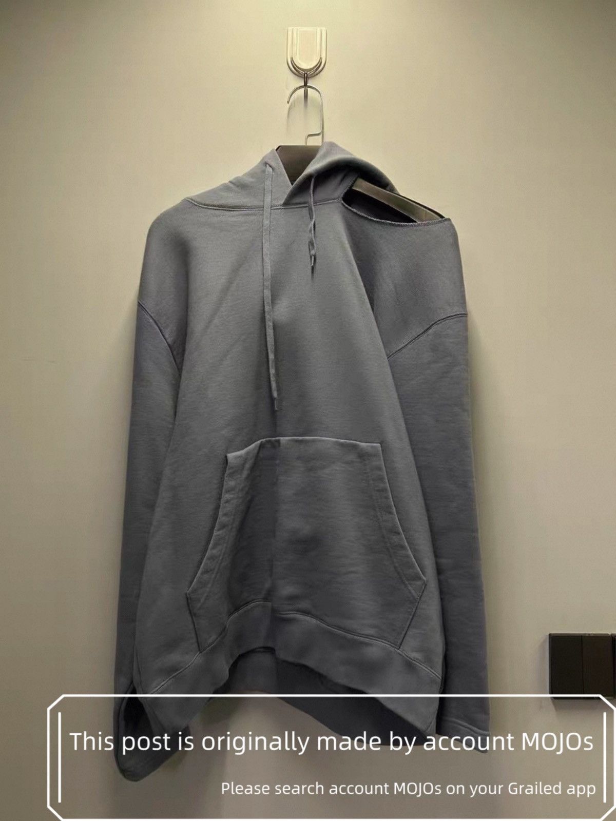 Sz XS Vetements Shoulder Cut Label Hoodie mojos72231