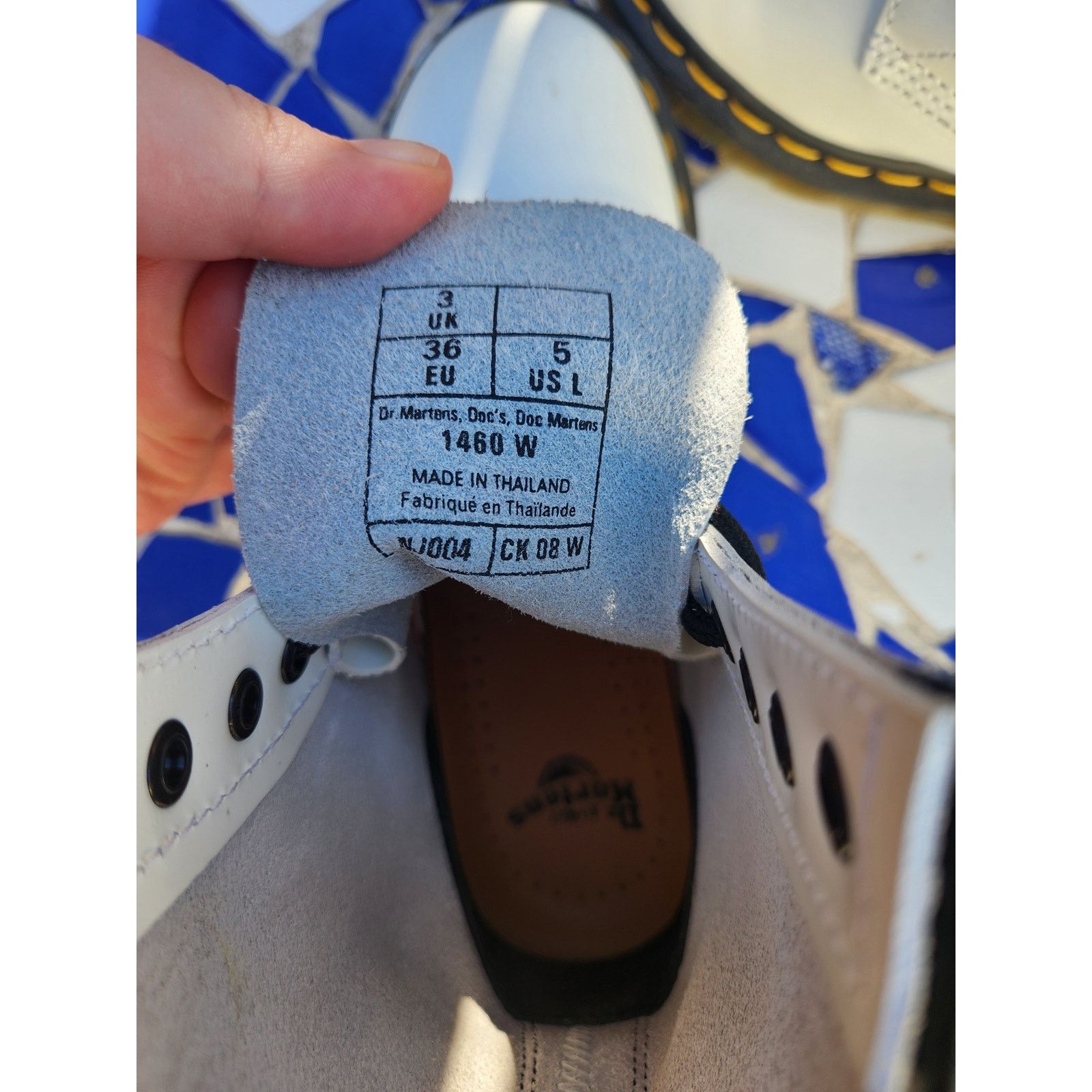 Dr. Martens White Leather Dr Martin's ****New***** sz5 Size US 5 / IT 35 - 7 Thumbnail