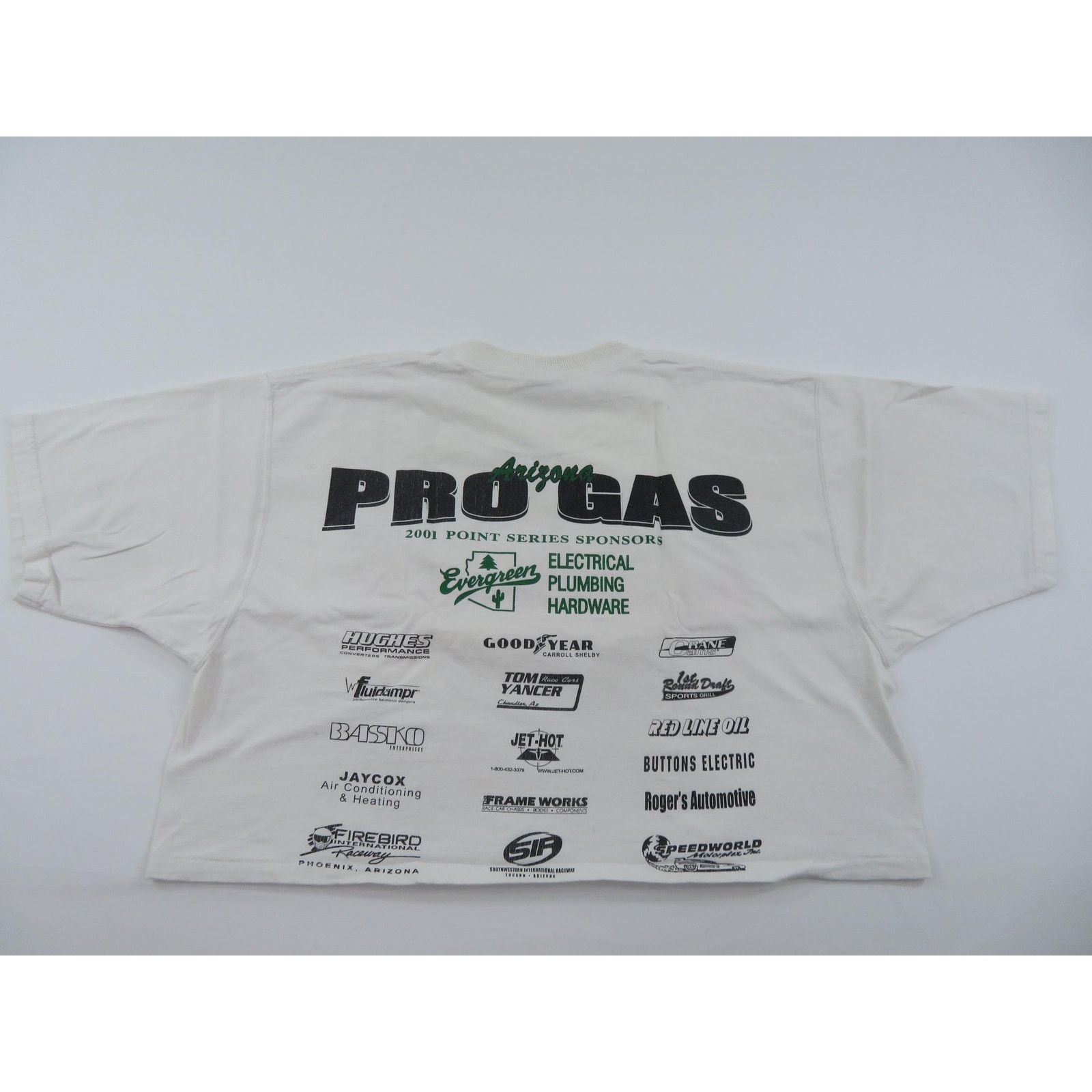 Fruit Of The Loom Arizona Pro Gas Cropped 2001 T-Shirt XL Nascar Style Size US XL / EU 56 / 4 - 3 Thumbnail