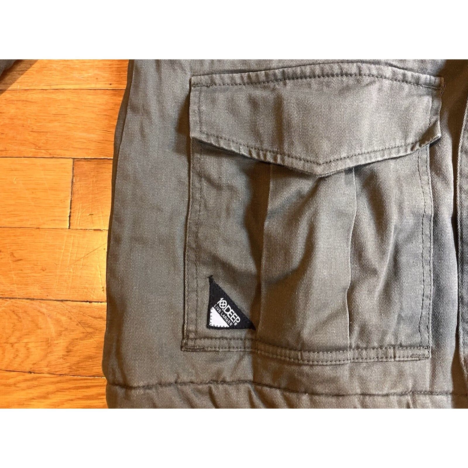 Vintage 10 Deep Army Jacket Men’s XL Green Solid Regular Military Jacket Mens Size US XL / EU 56 / 4 - 4 Thumbnail