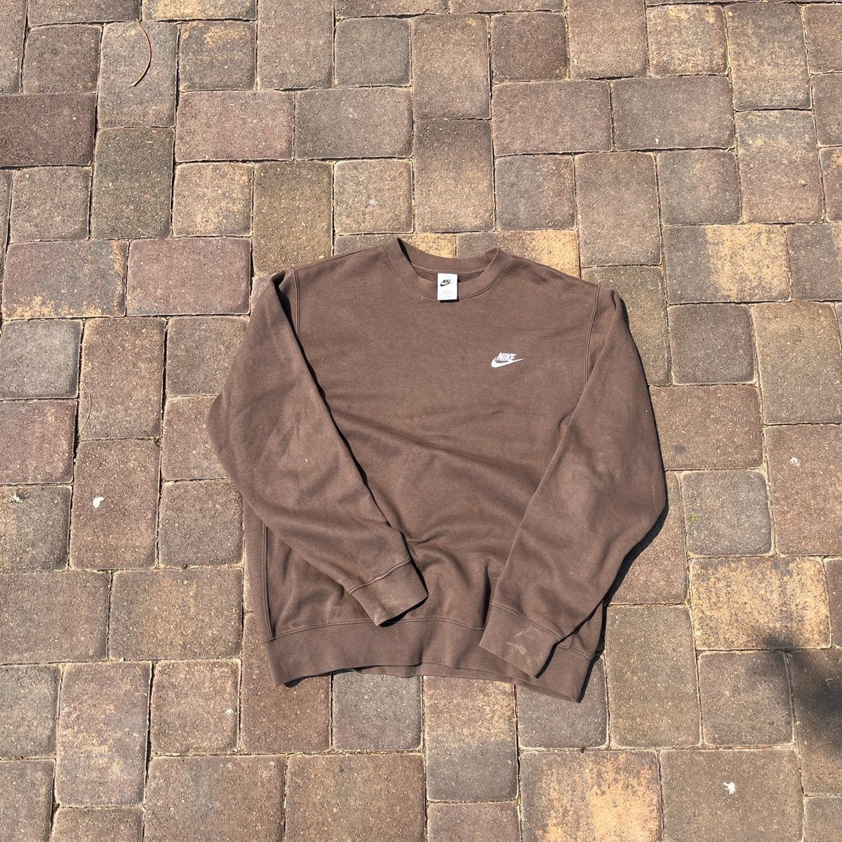 Nike Brown nike crewneck Size US L / EU 52-54 / 3 - 1 Thumbnail
